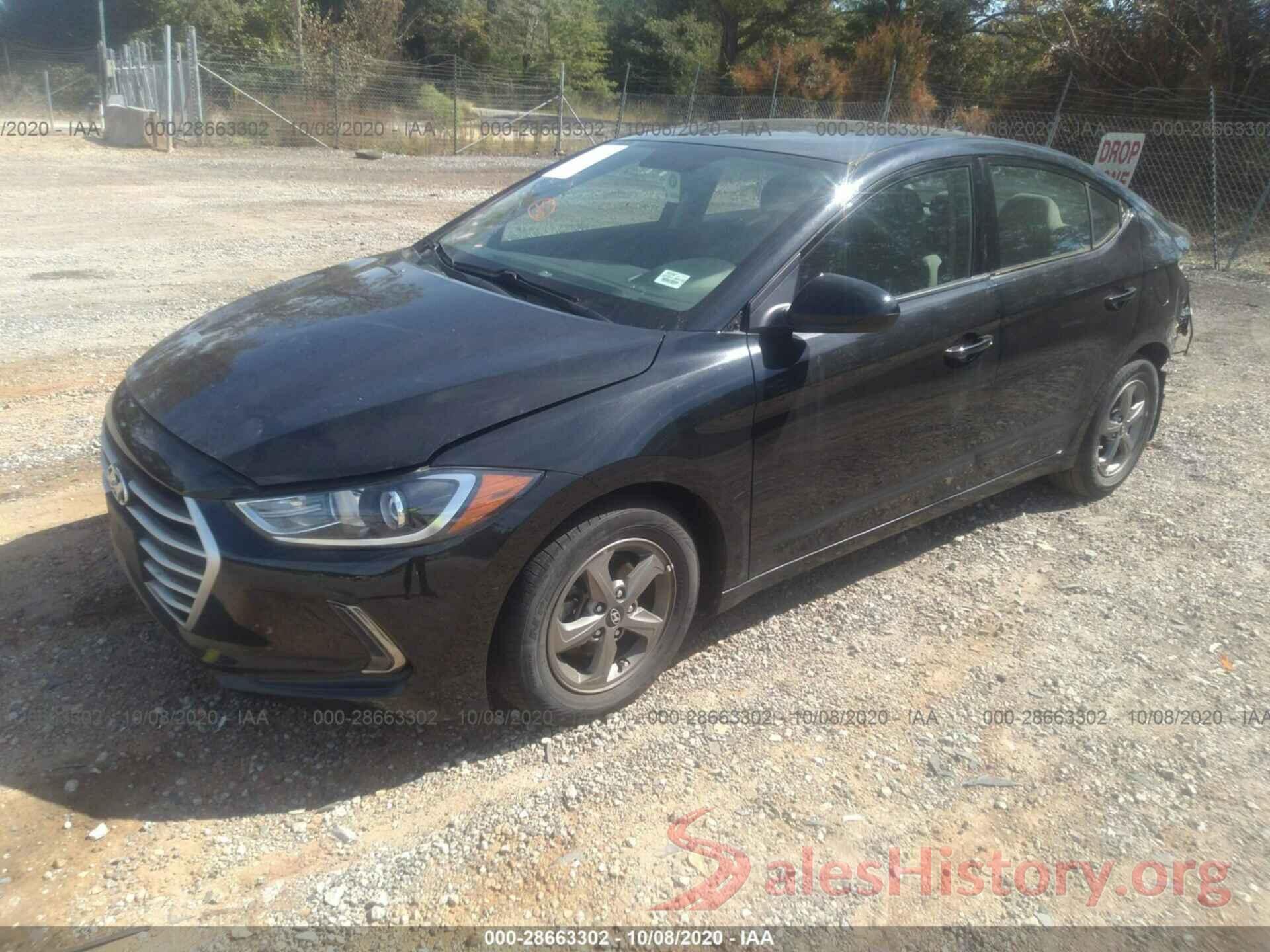 5NPD94LA2HH105494 2017 HYUNDAI ELANTRA