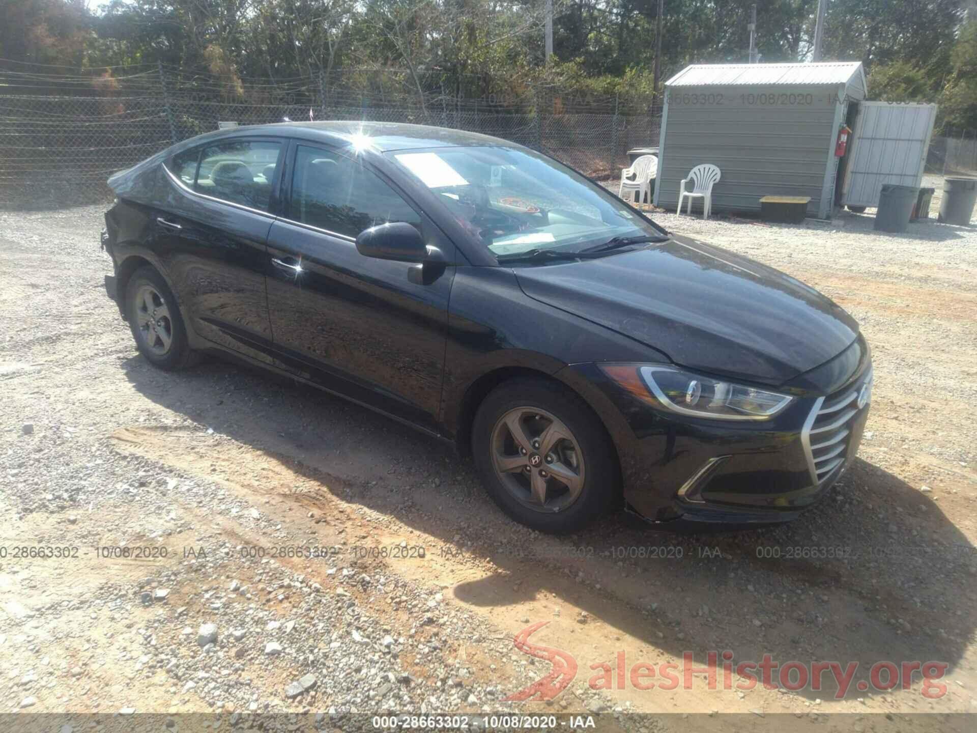 5NPD94LA2HH105494 2017 HYUNDAI ELANTRA