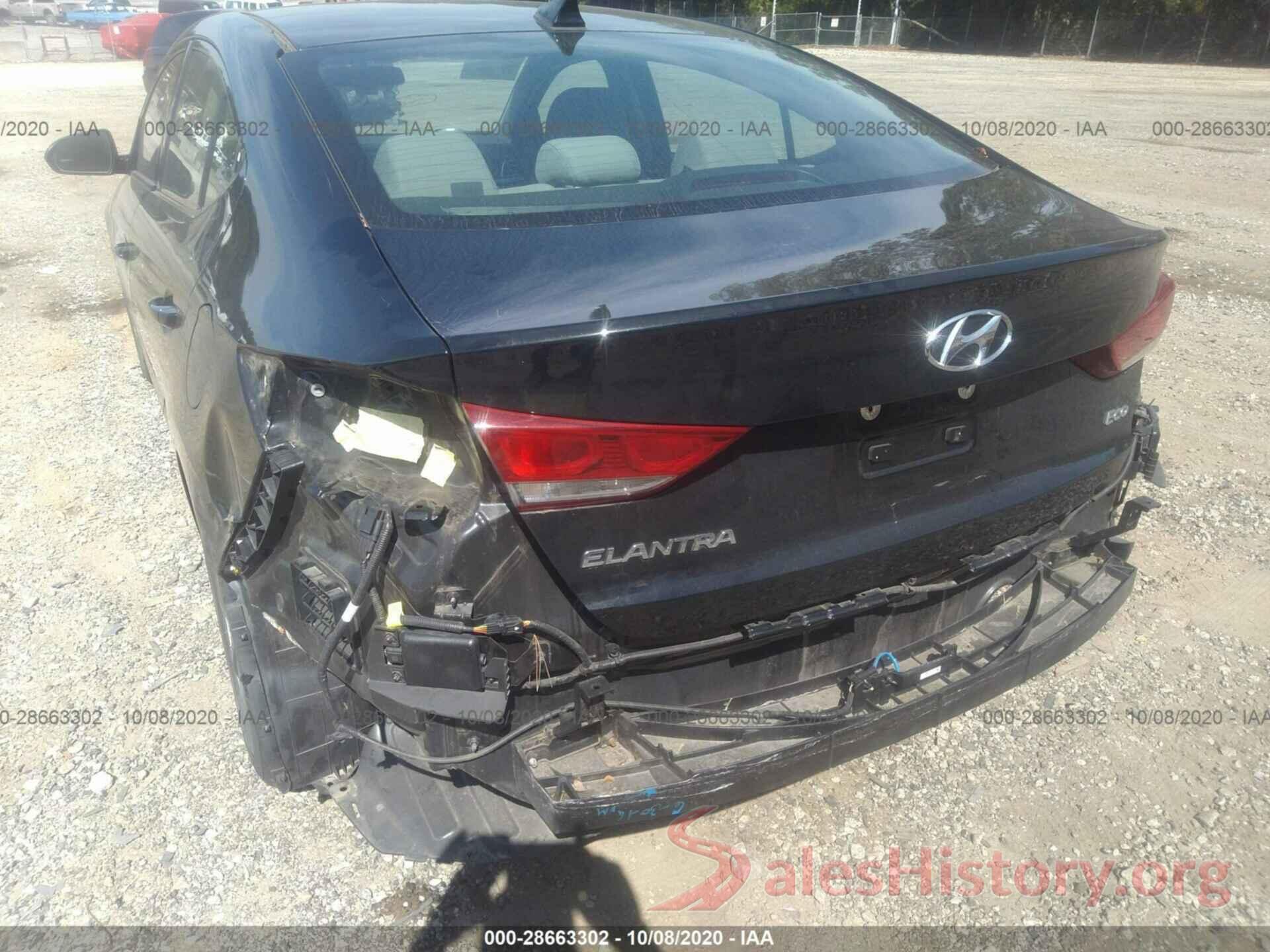 5NPD94LA2HH105494 2017 HYUNDAI ELANTRA