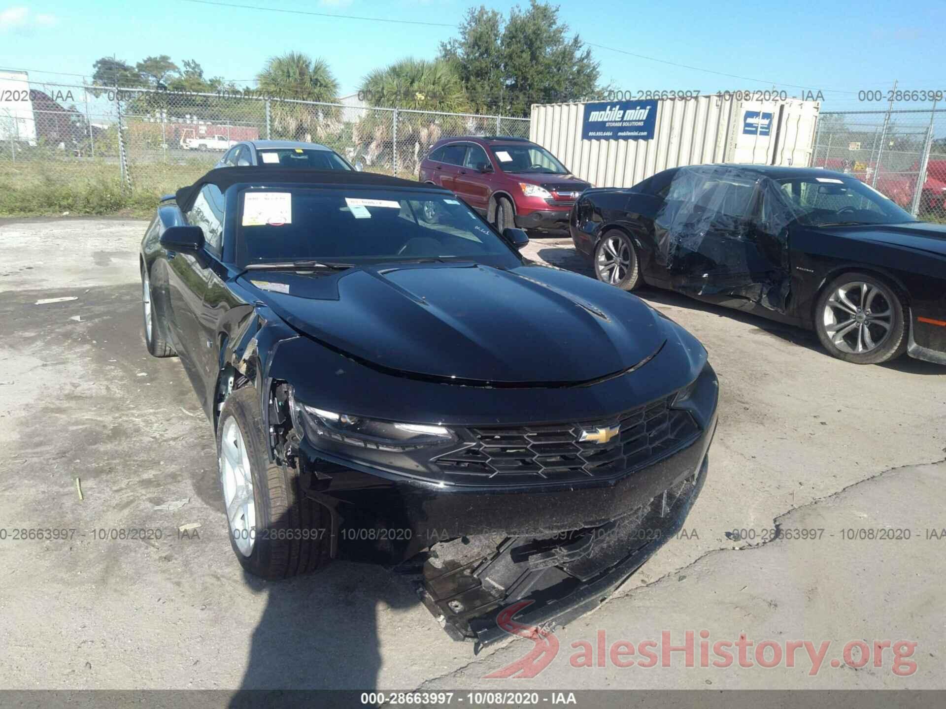 1G1FB3DX7L0118444 2020 CHEVROLET CAMARO