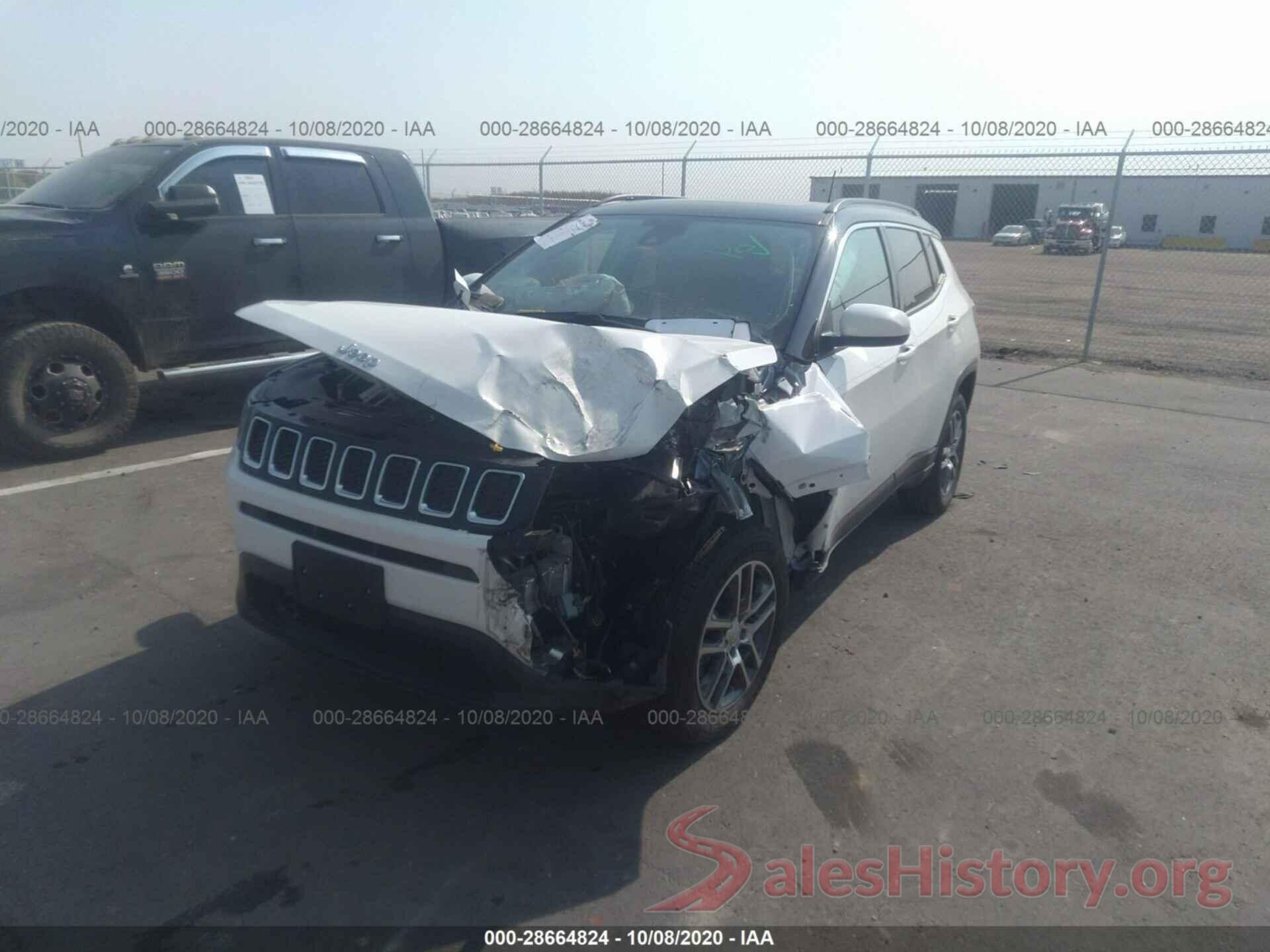 3C4NJDBB7LT254921 2020 JEEP COMPASS