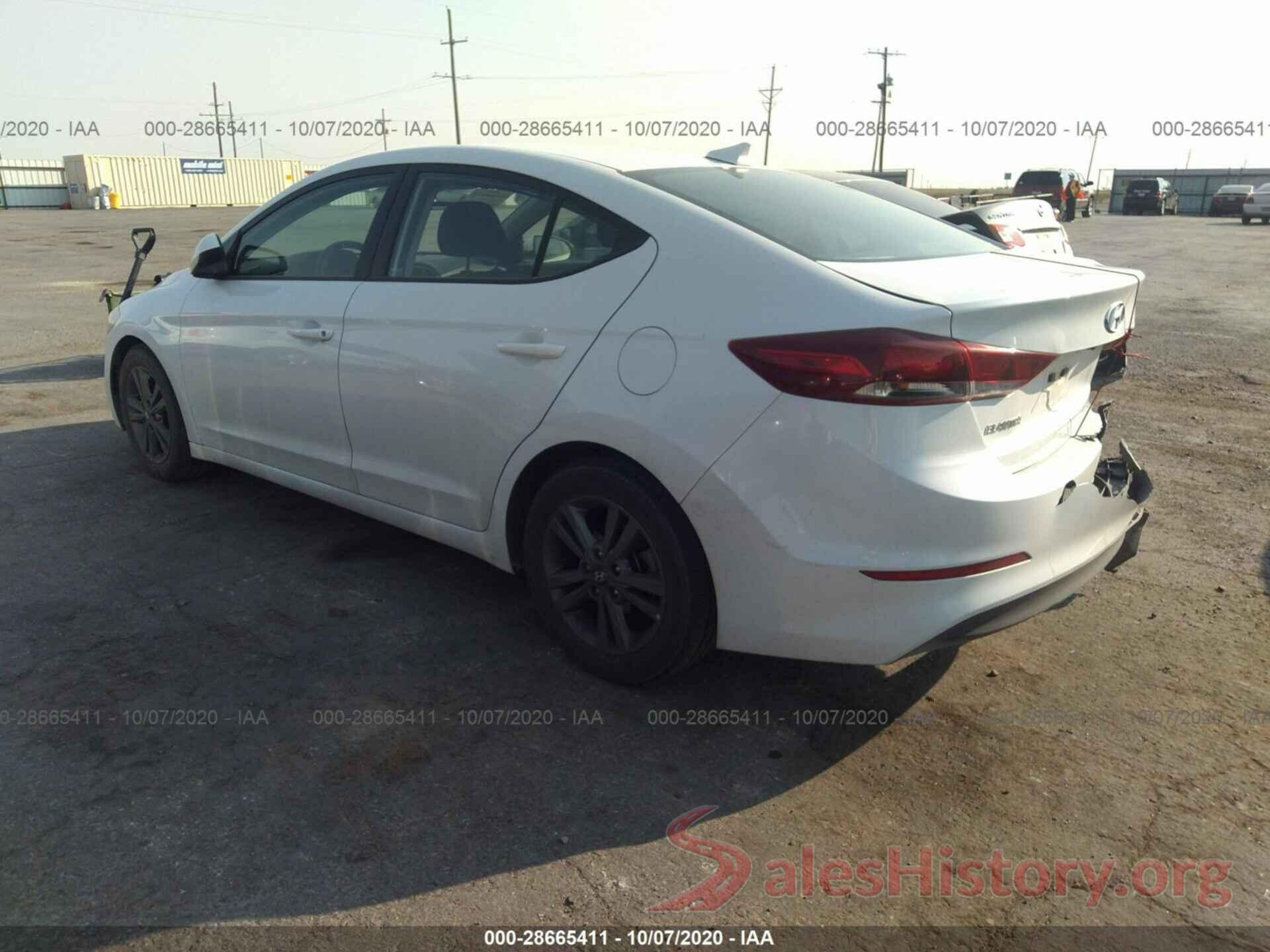 5NPD84LF9JH231727 2018 HYUNDAI ELANTRA