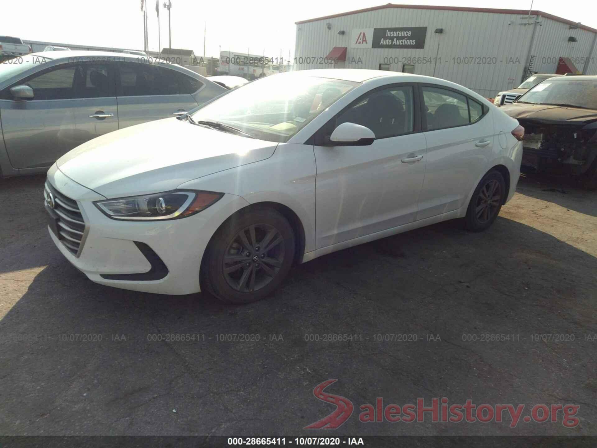 5NPD84LF9JH231727 2018 HYUNDAI ELANTRA