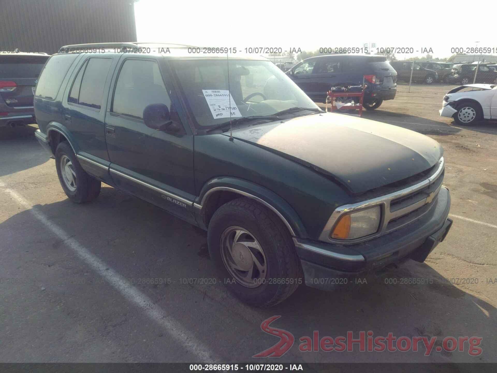 1GNDT13W1VK137059 1997 CHEVROLET BLAZER