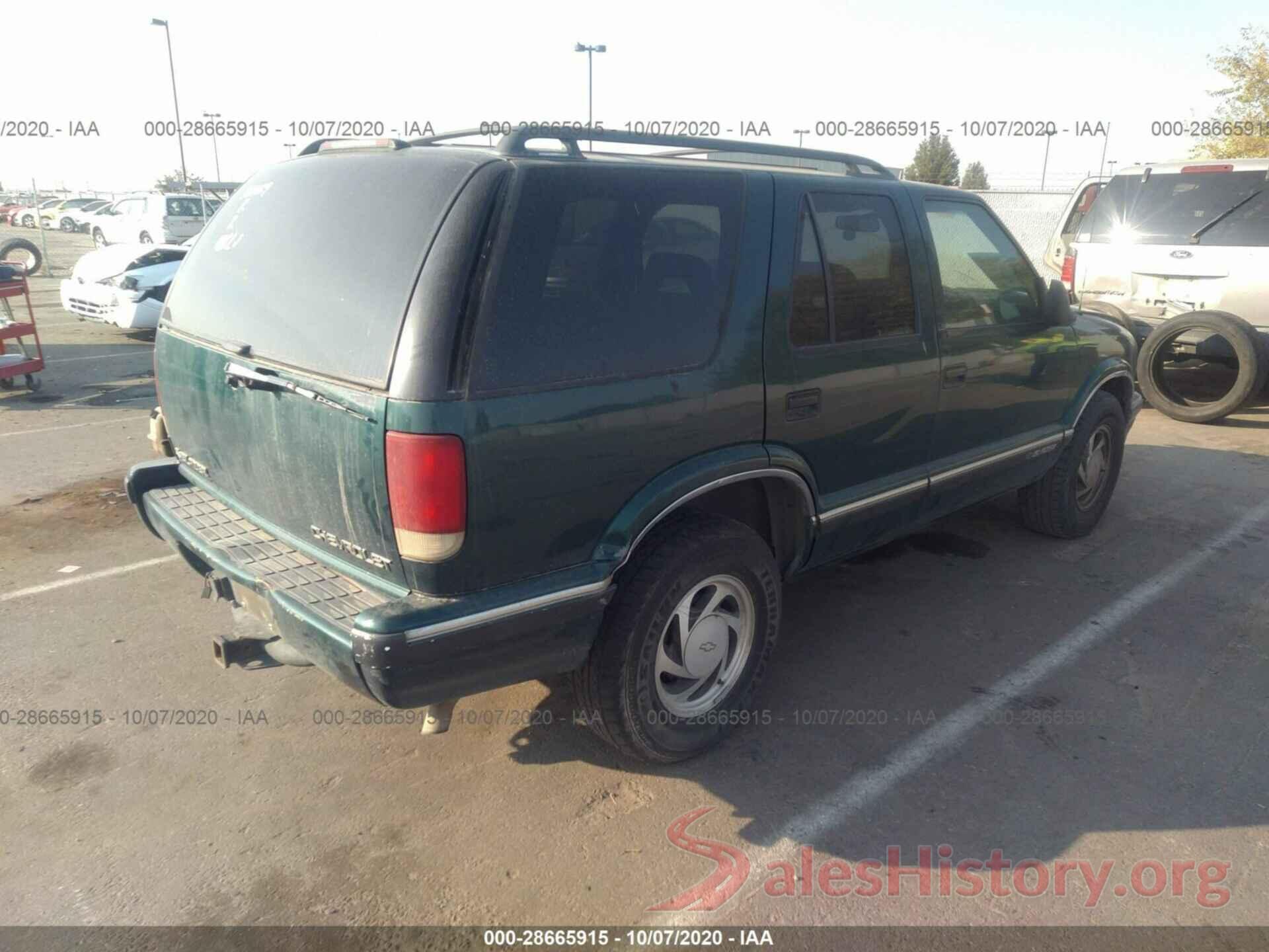 1GNDT13W1VK137059 1997 CHEVROLET BLAZER