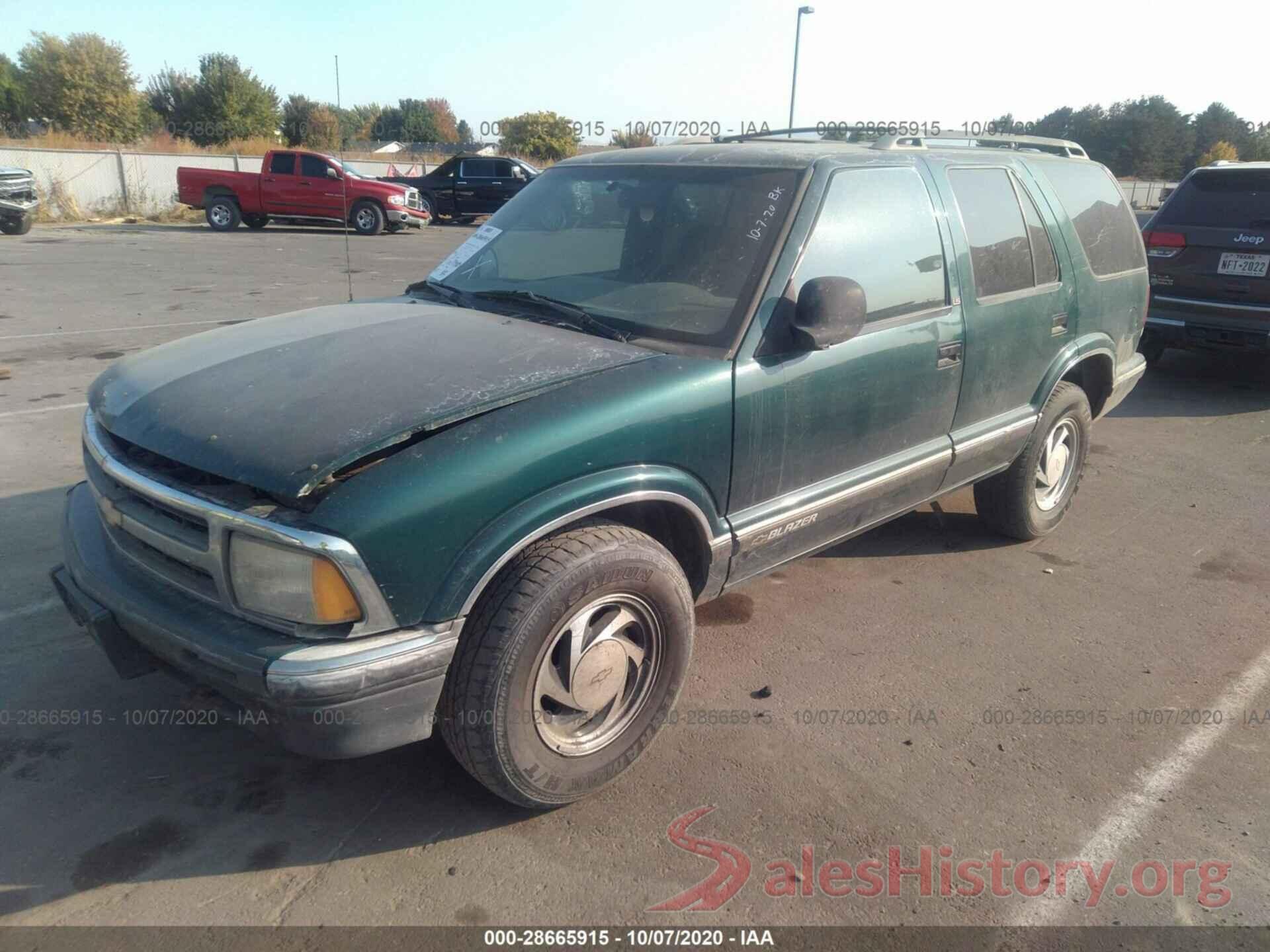 1GNDT13W1VK137059 1997 CHEVROLET BLAZER