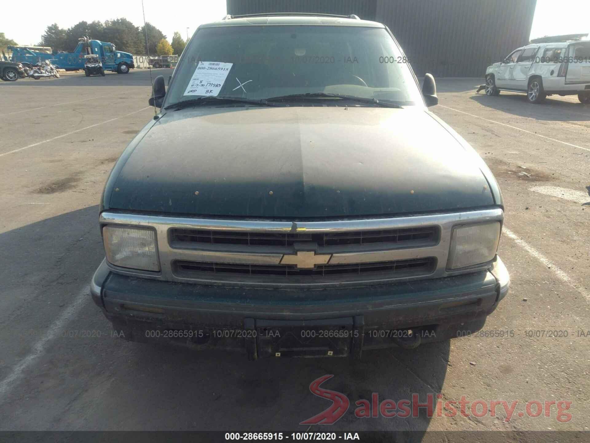 1GNDT13W1VK137059 1997 CHEVROLET BLAZER