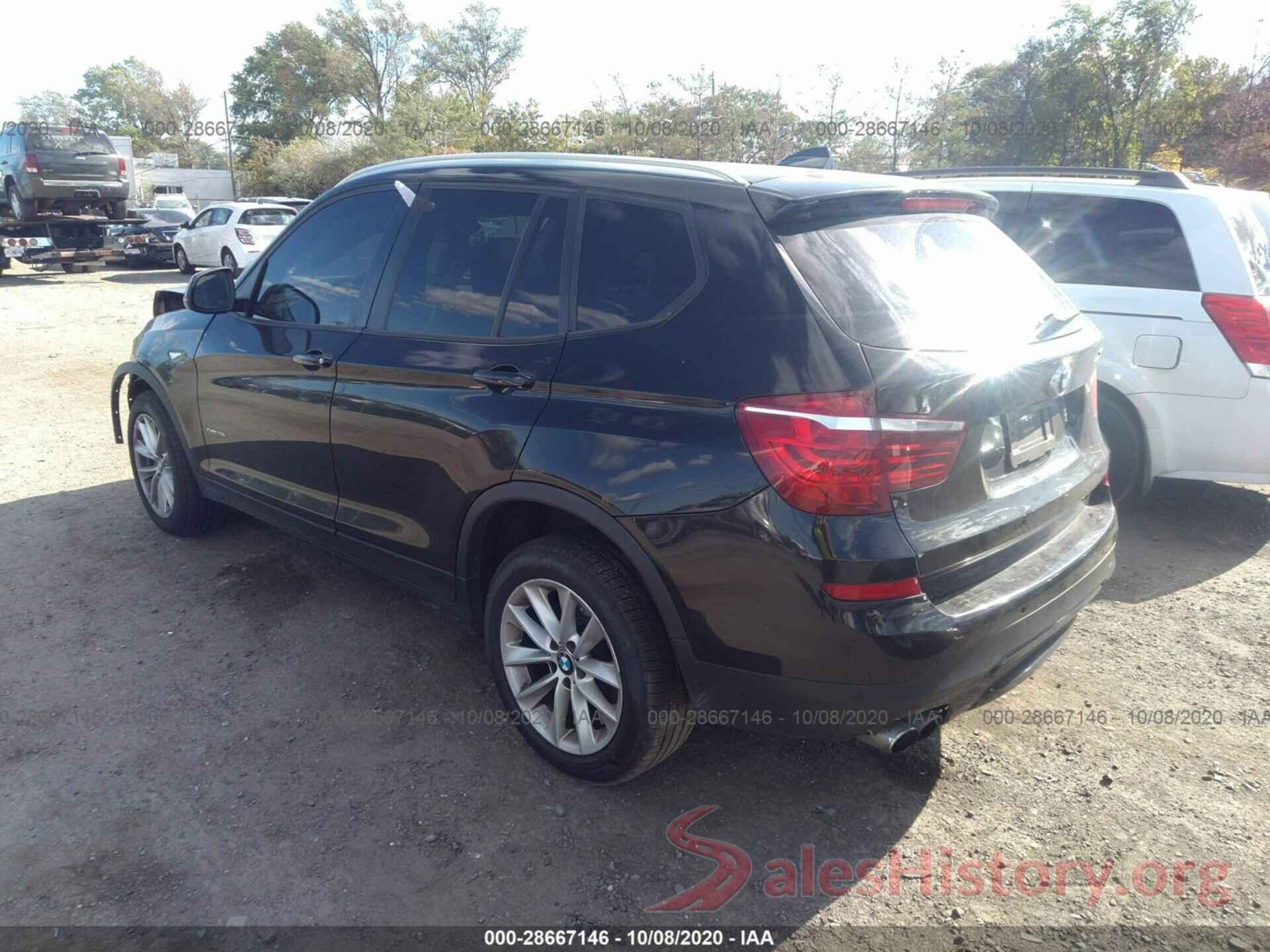 5UXWX9C51H0T04594 2017 BMW X3