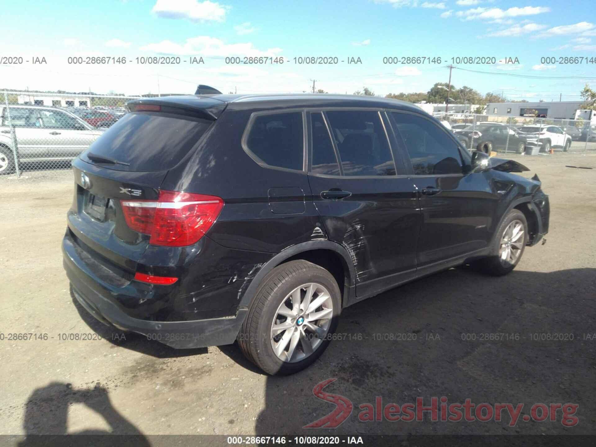 5UXWX9C51H0T04594 2017 BMW X3