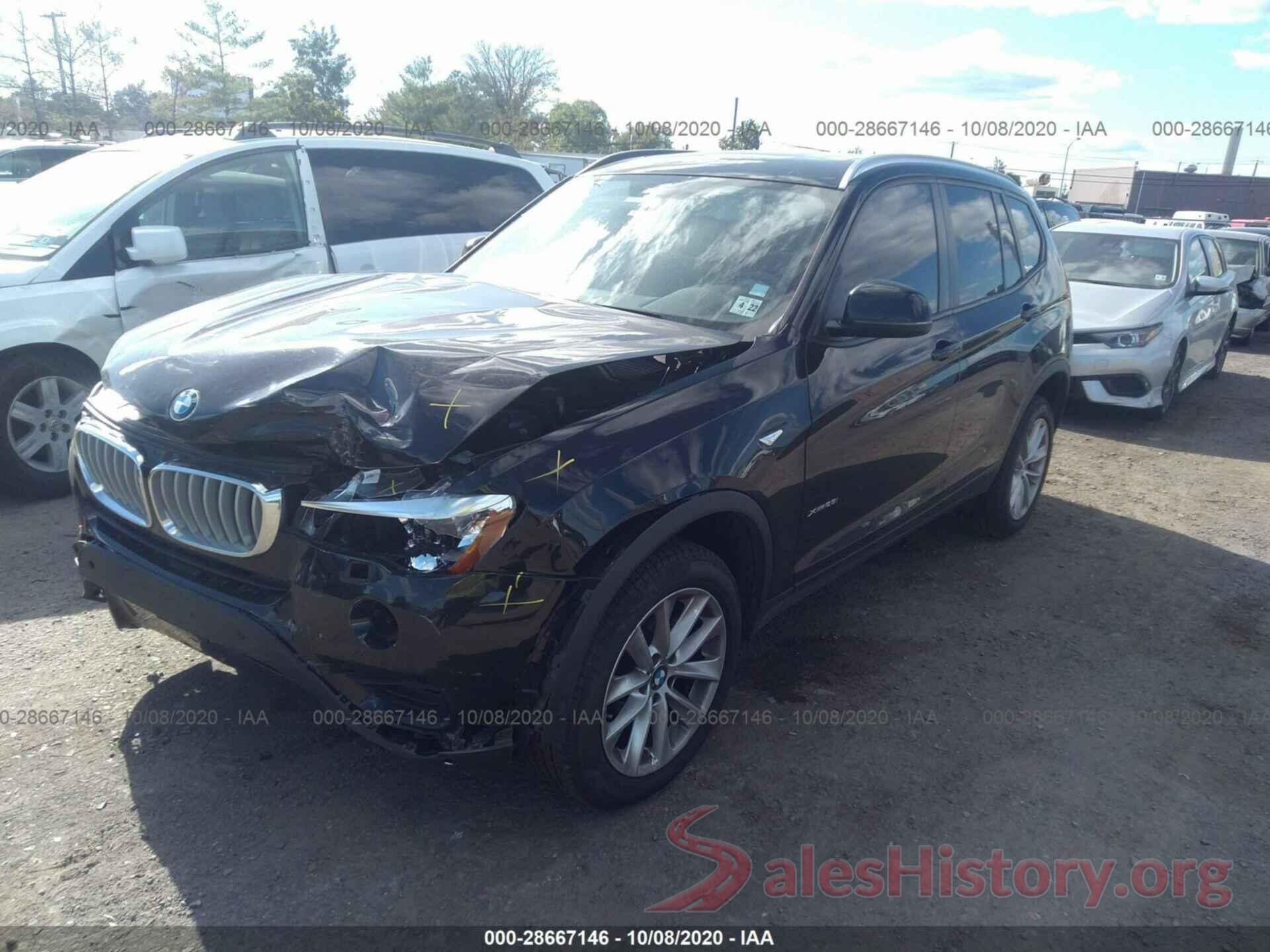 5UXWX9C51H0T04594 2017 BMW X3