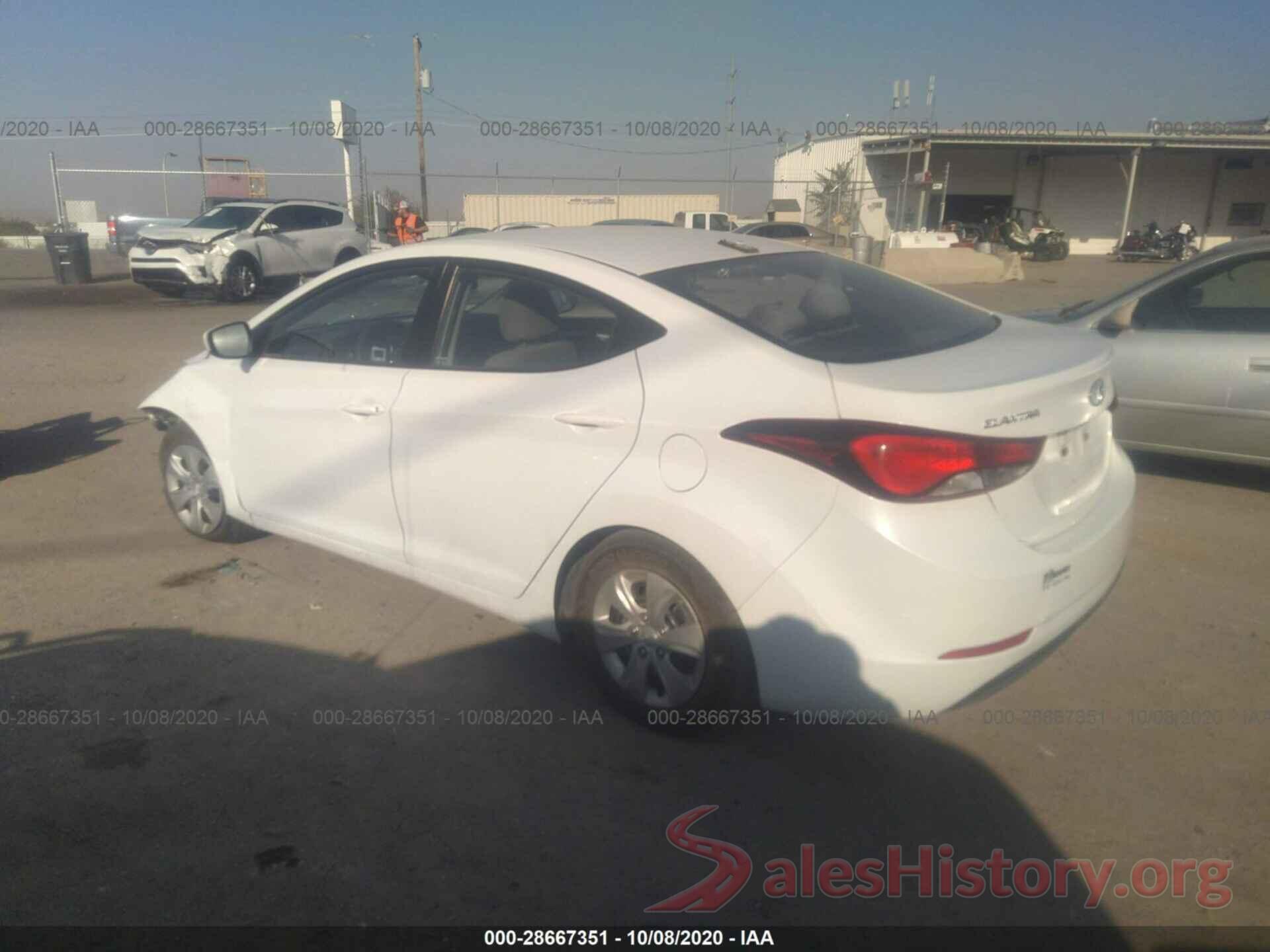 5NPDH4AE5GH676260 2016 HYUNDAI ELANTRA