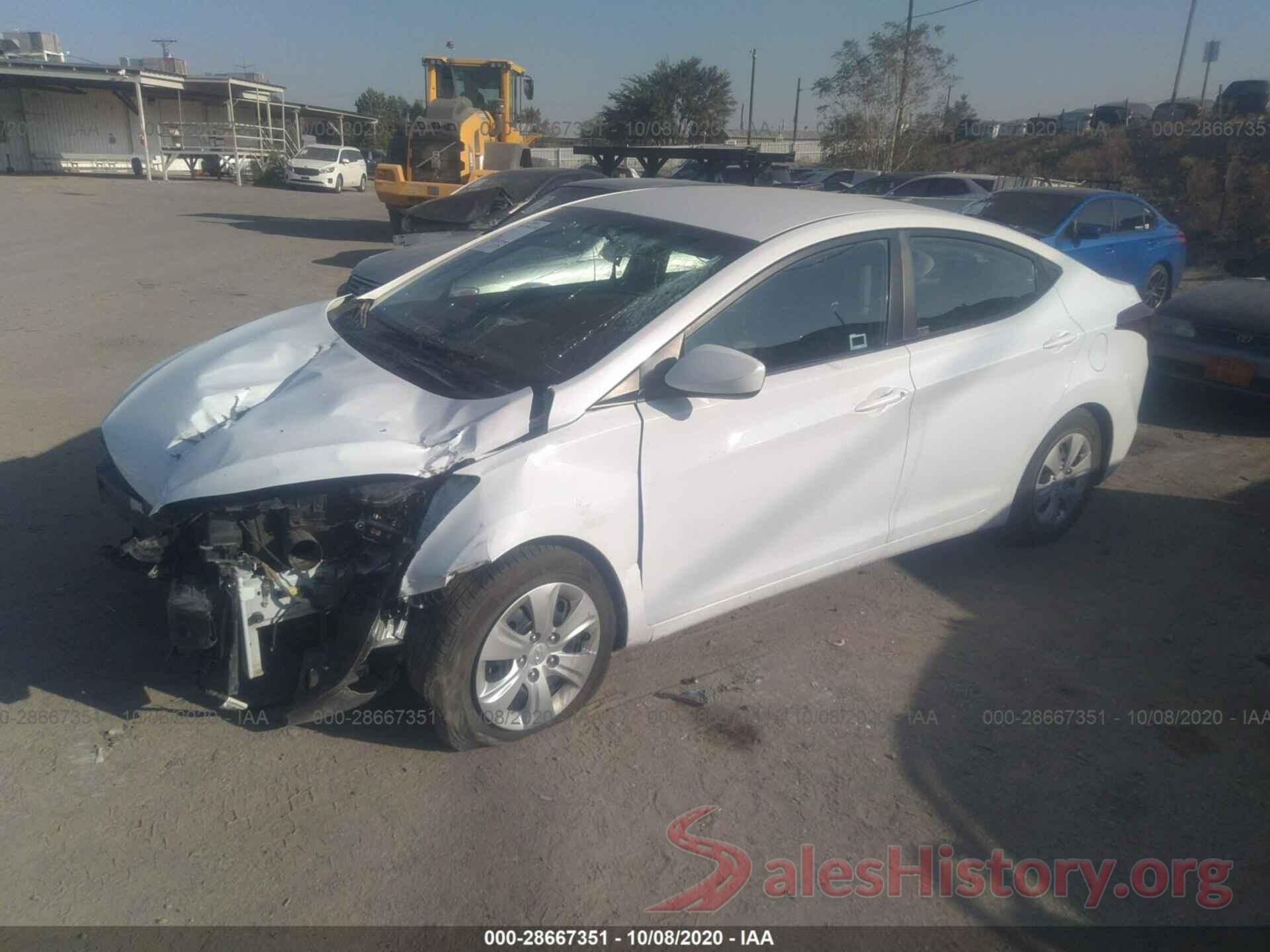 5NPDH4AE5GH676260 2016 HYUNDAI ELANTRA