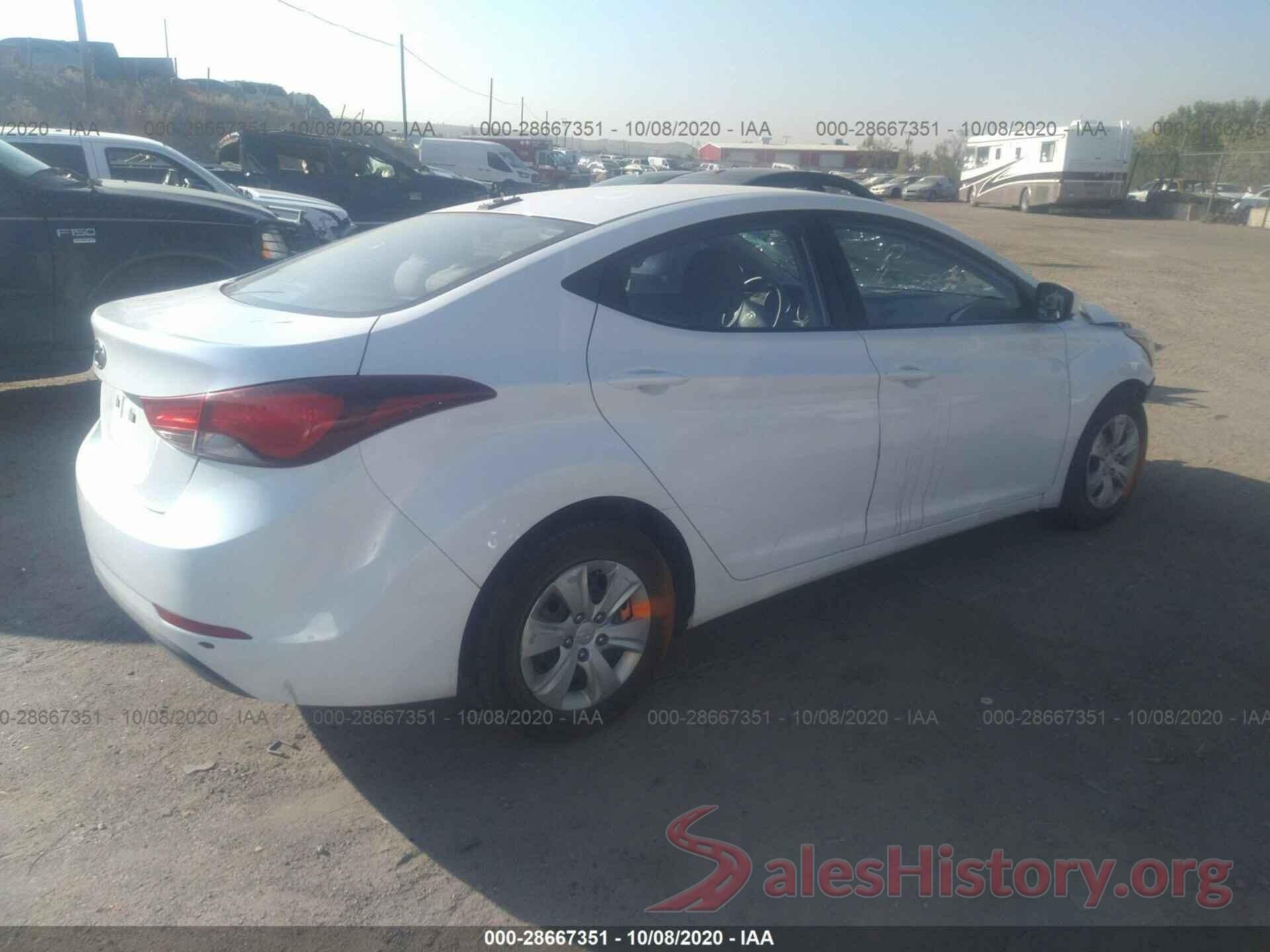 5NPDH4AE5GH676260 2016 HYUNDAI ELANTRA