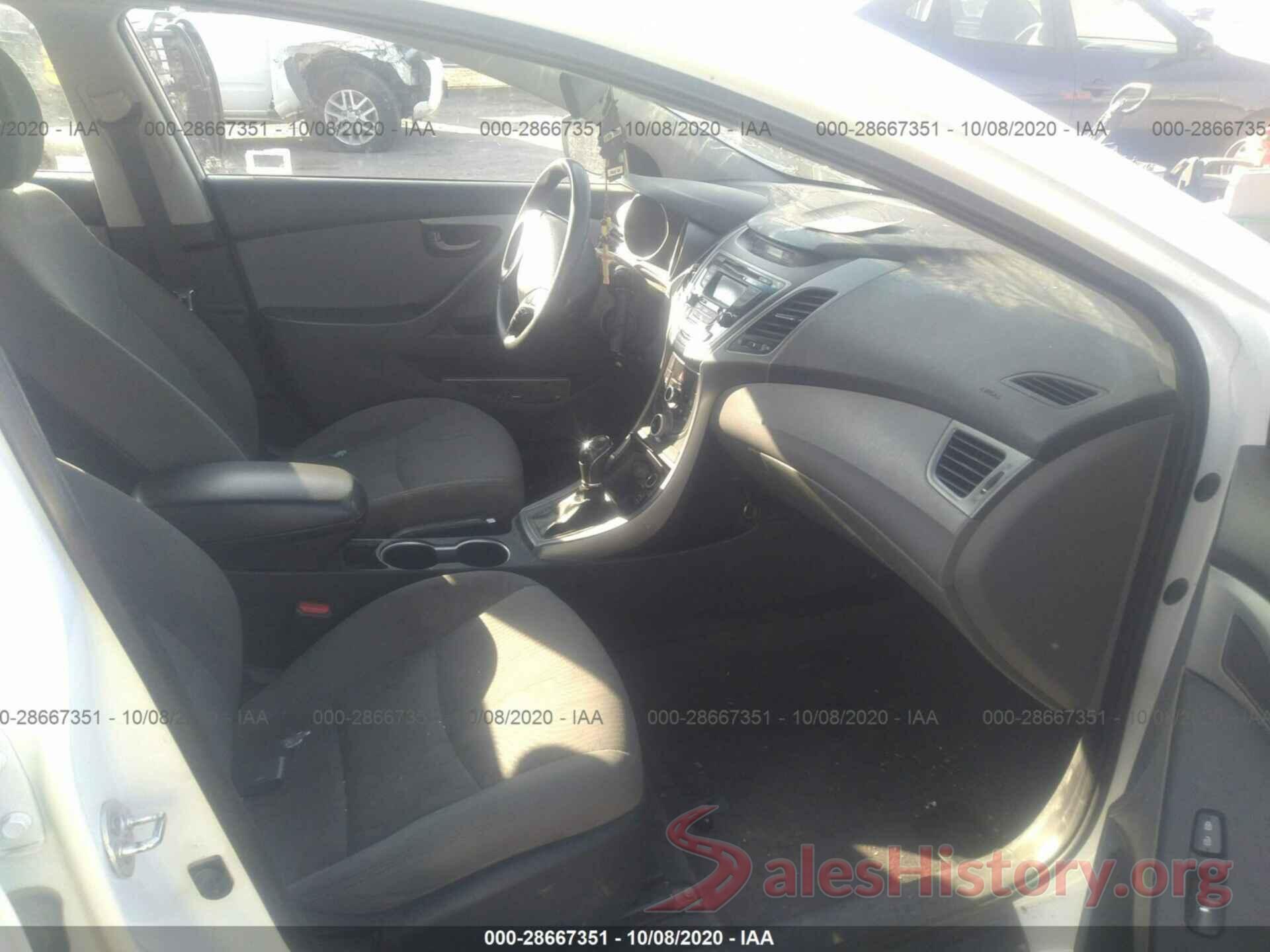 5NPDH4AE5GH676260 2016 HYUNDAI ELANTRA