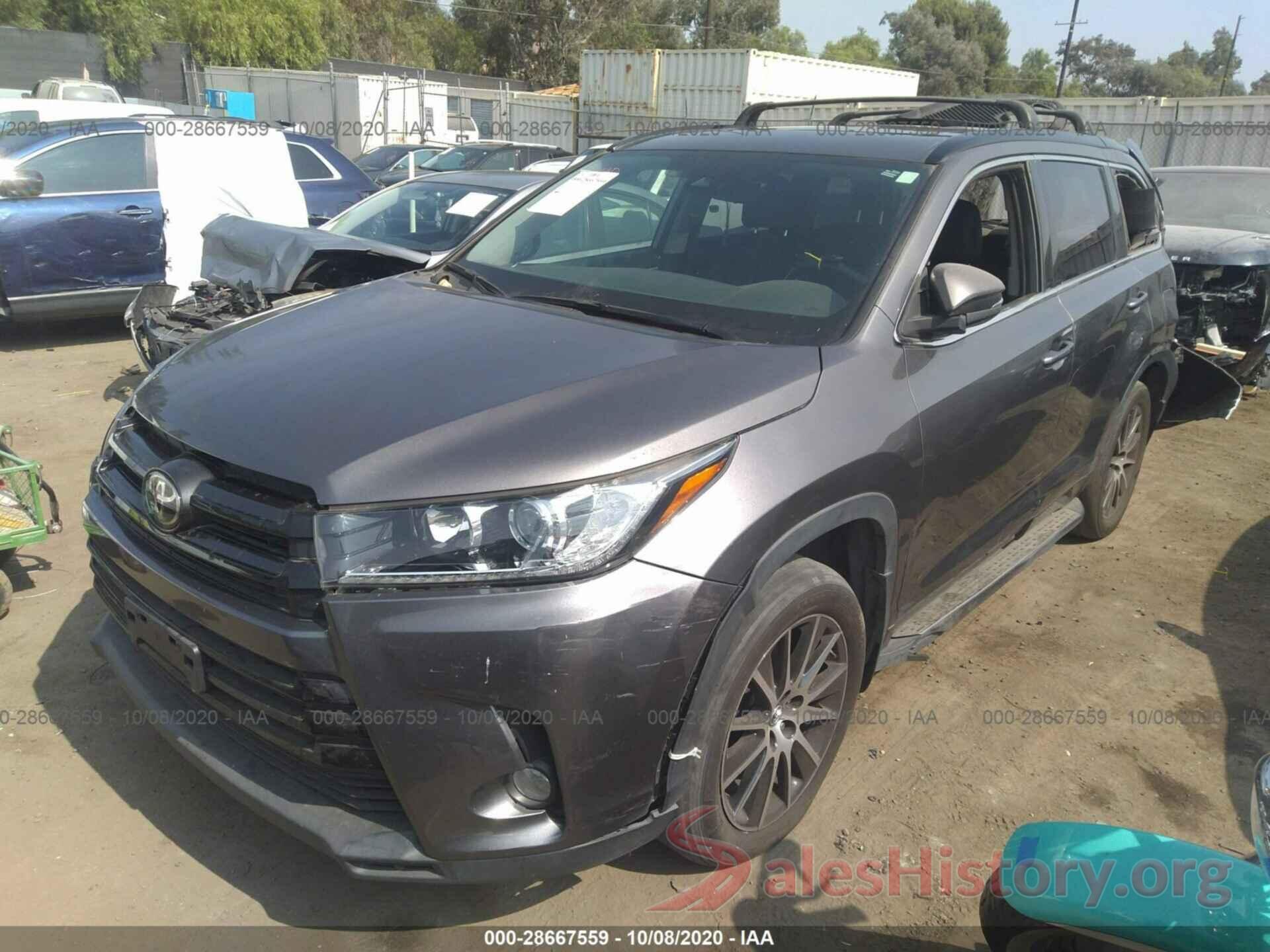 5TDKZRFH1JS541685 2018 TOYOTA HIGHLANDER