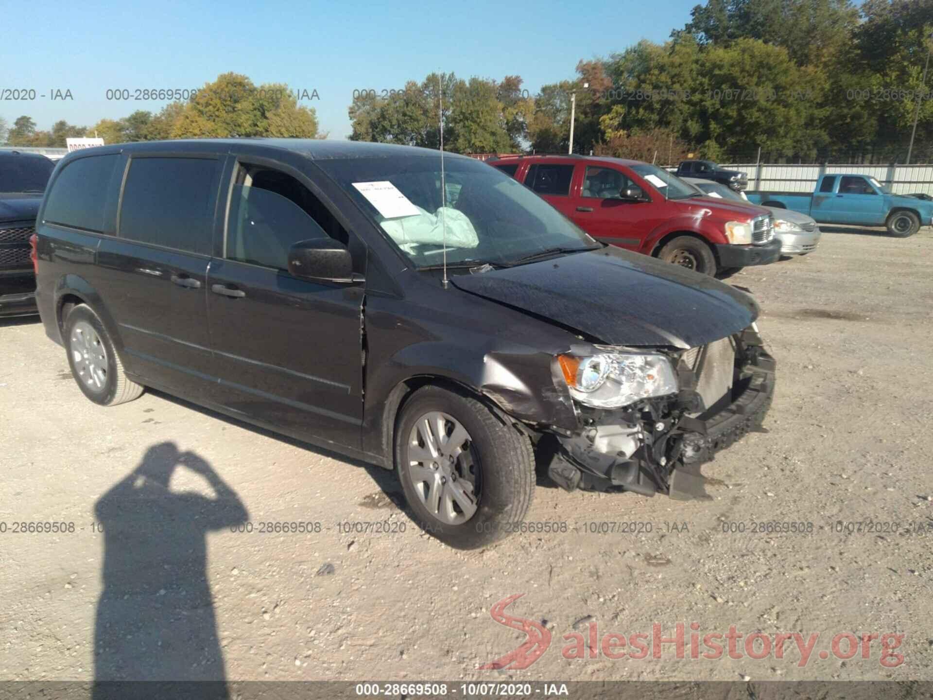 2C4RDGBGXGR278516 2016 DODGE GRAND CARAVAN