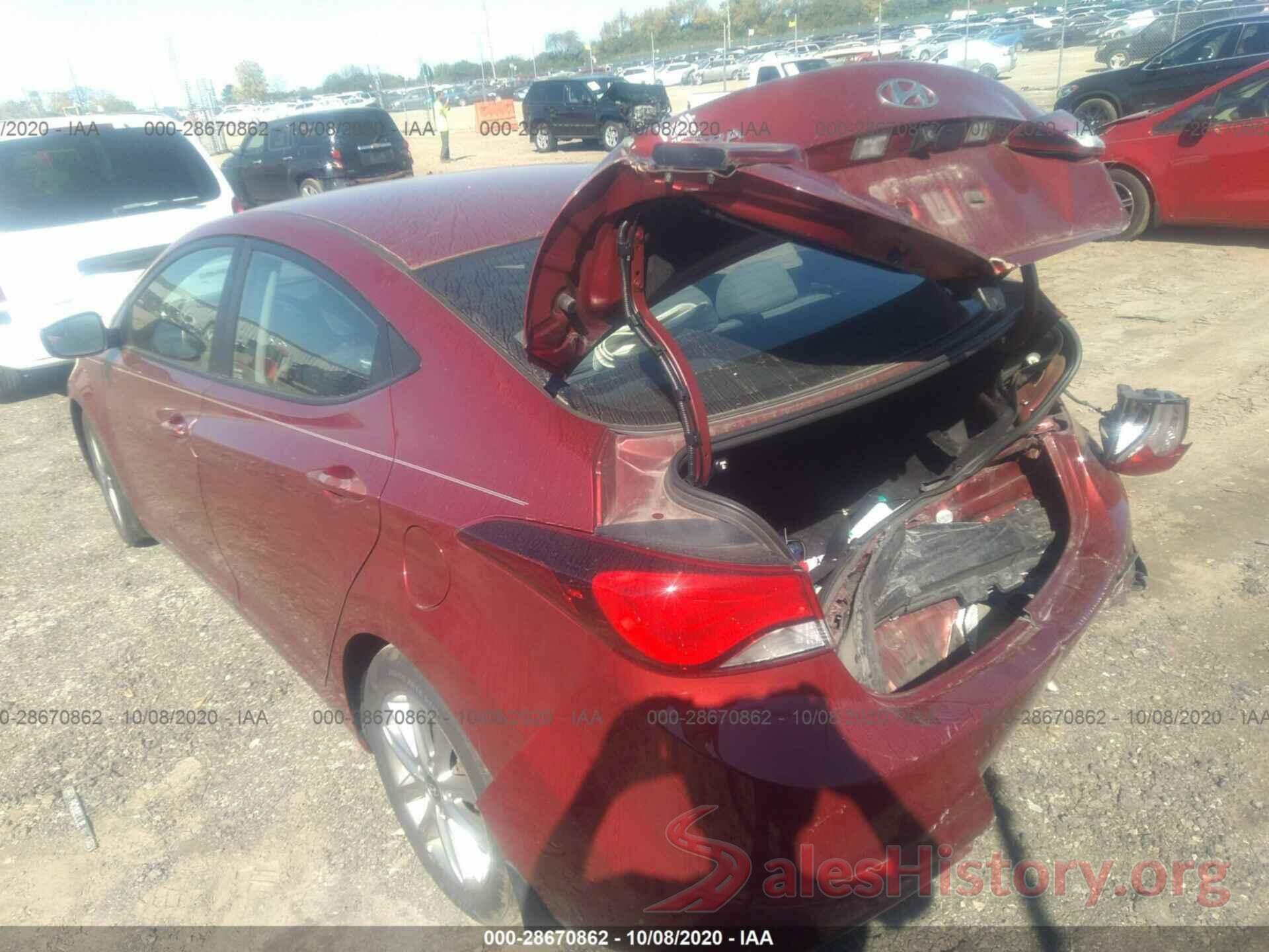 5NPDH4AEXGH722889 2016 HYUNDAI ELANTRA