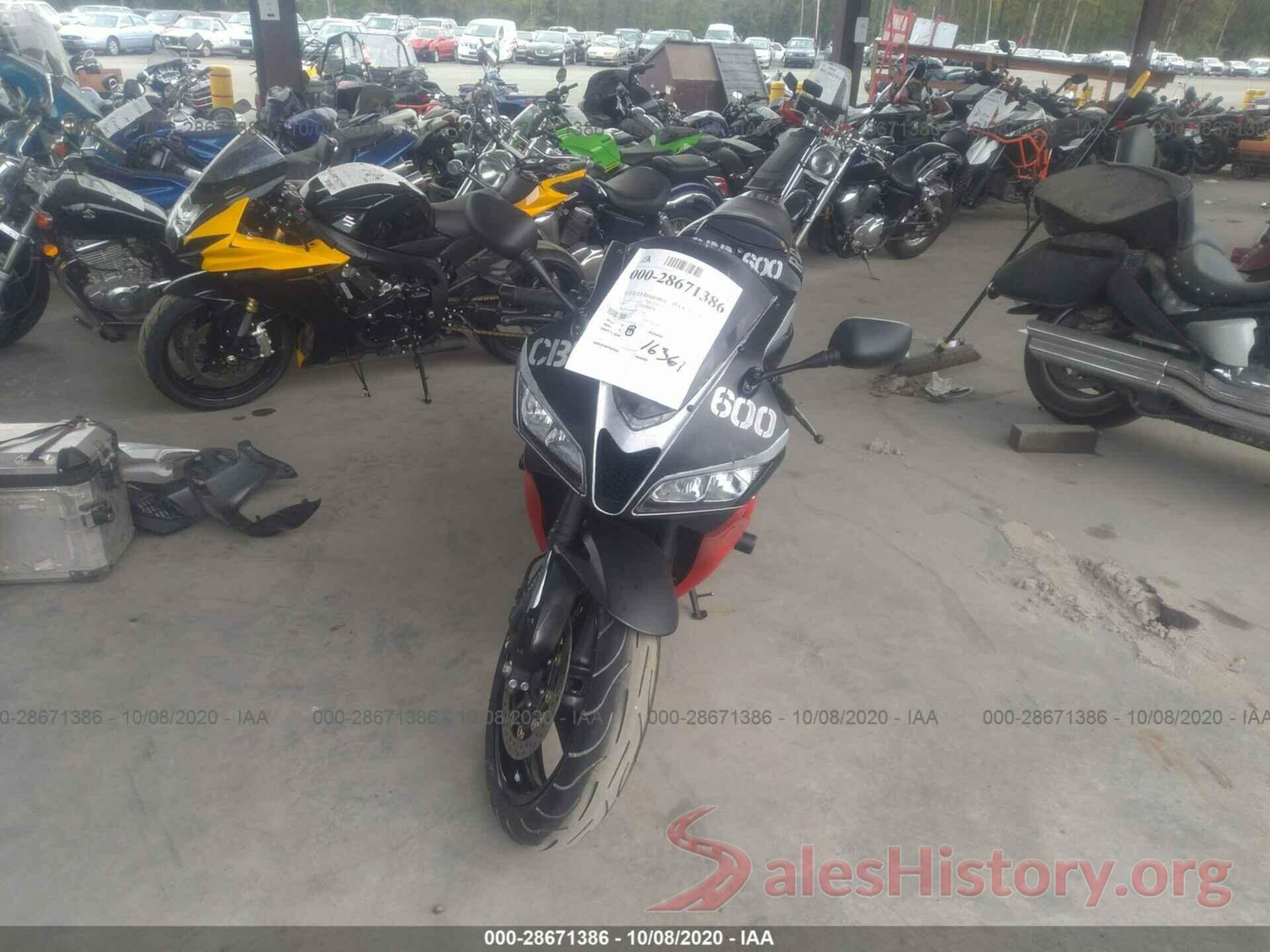 JH2PC40008M104514 2008 HONDA CBR600