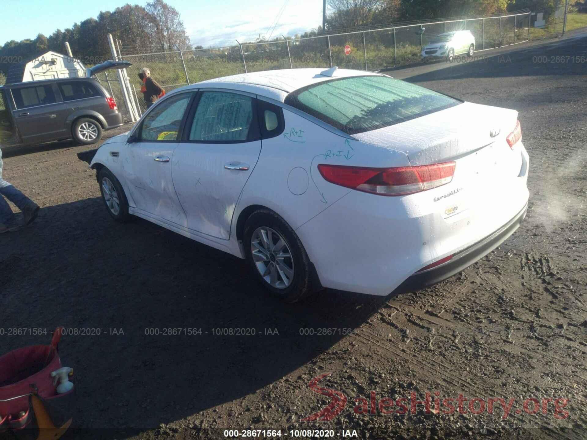 5XXGT4L3XGG087269 2016 KIA OPTIMA