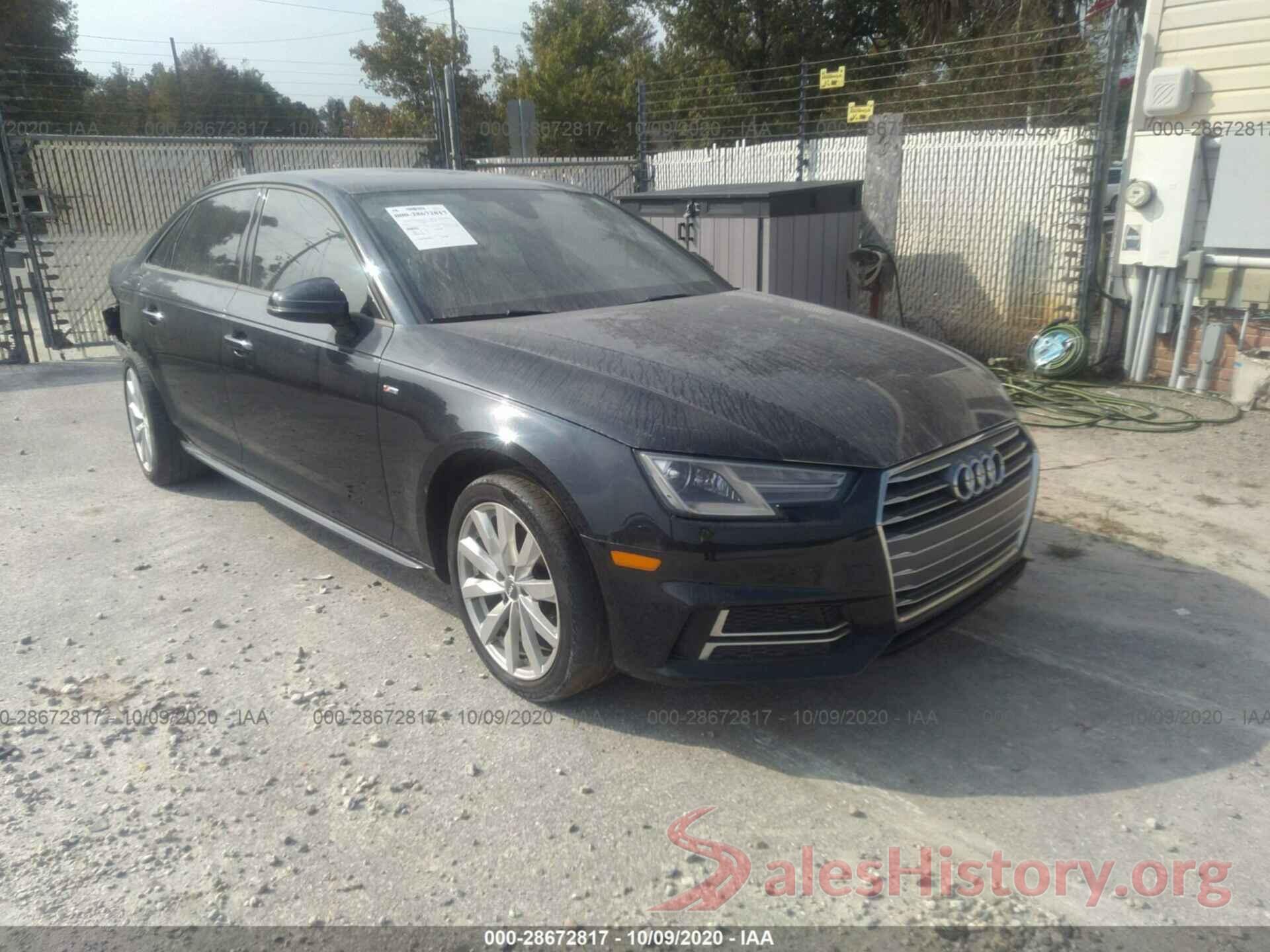 WAUKMAF44JA230811 2018 AUDI A4