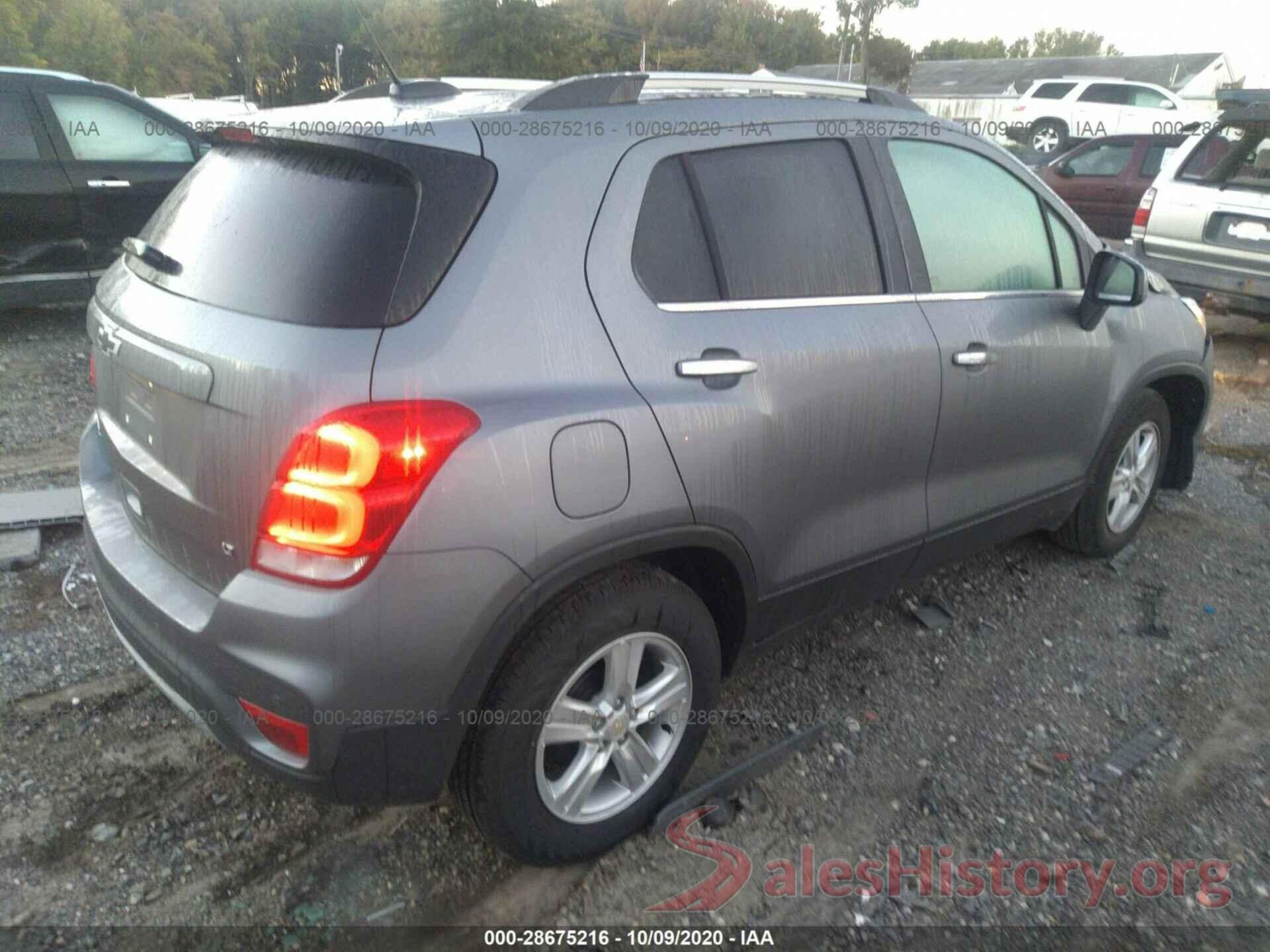 3GNCJLSB1LL275420 2020 CHEVROLET TRAX