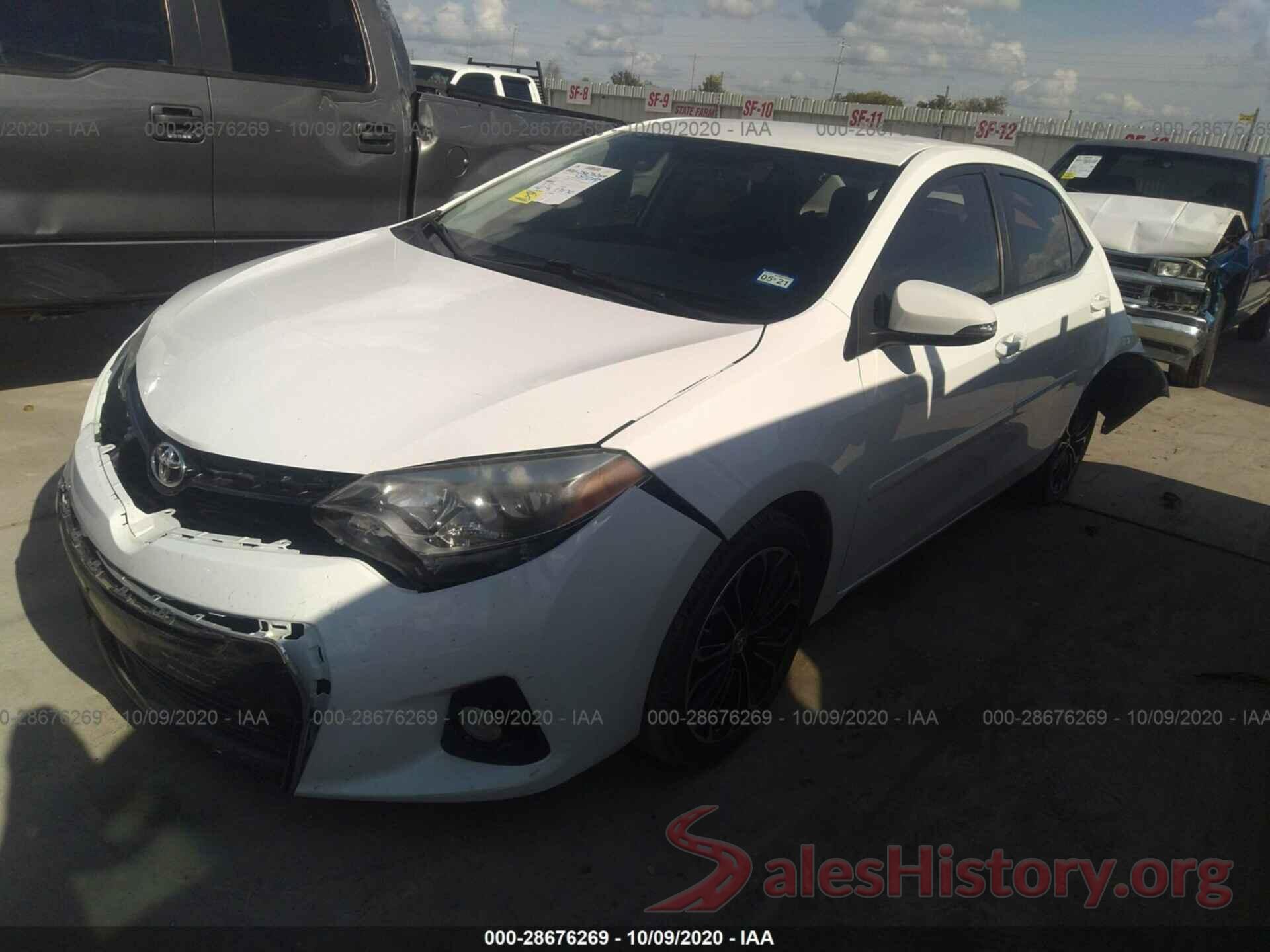 5YFBURHE3GP517617 2016 TOYOTA COROLLA