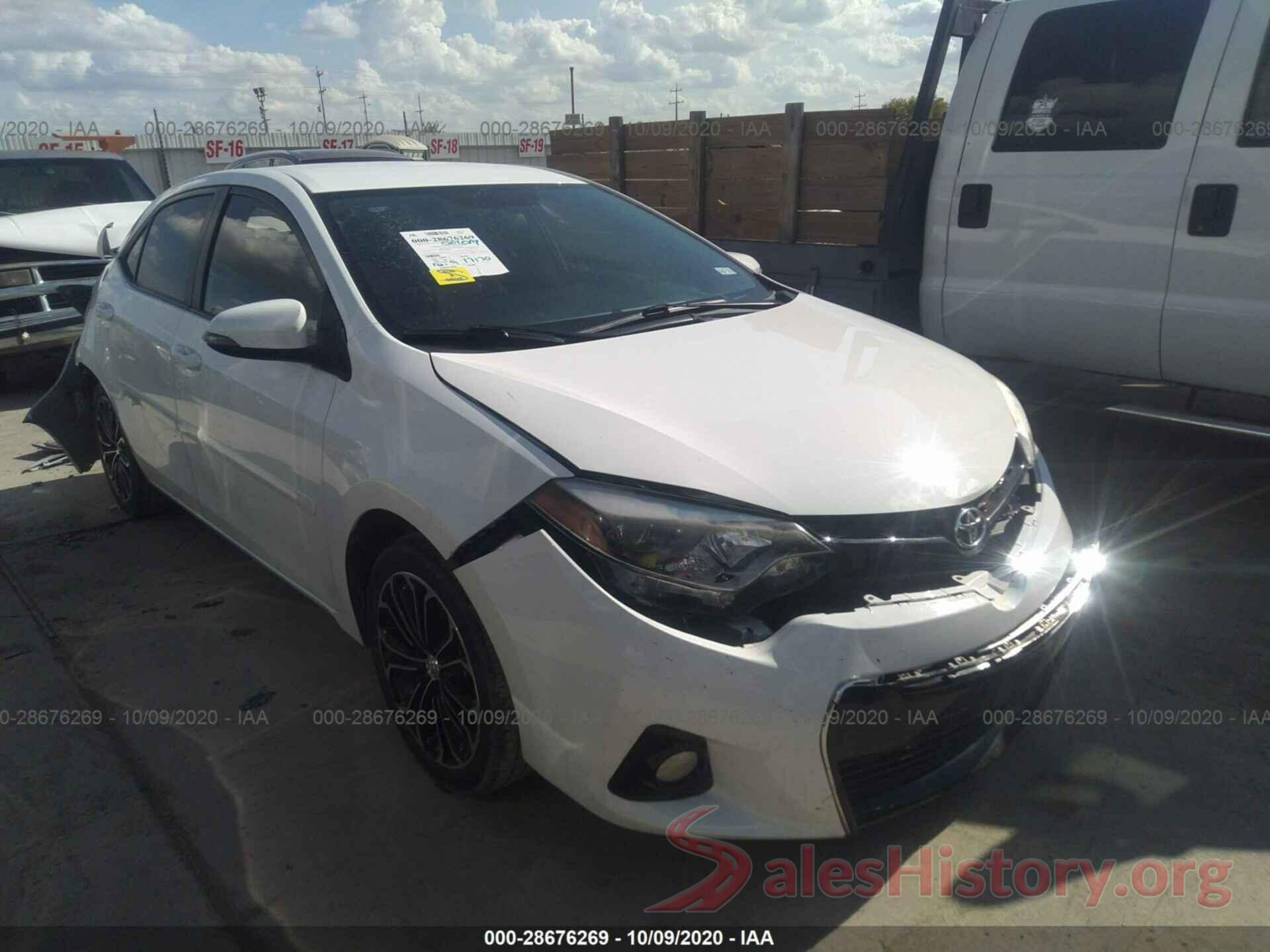 5YFBURHE3GP517617 2016 TOYOTA COROLLA