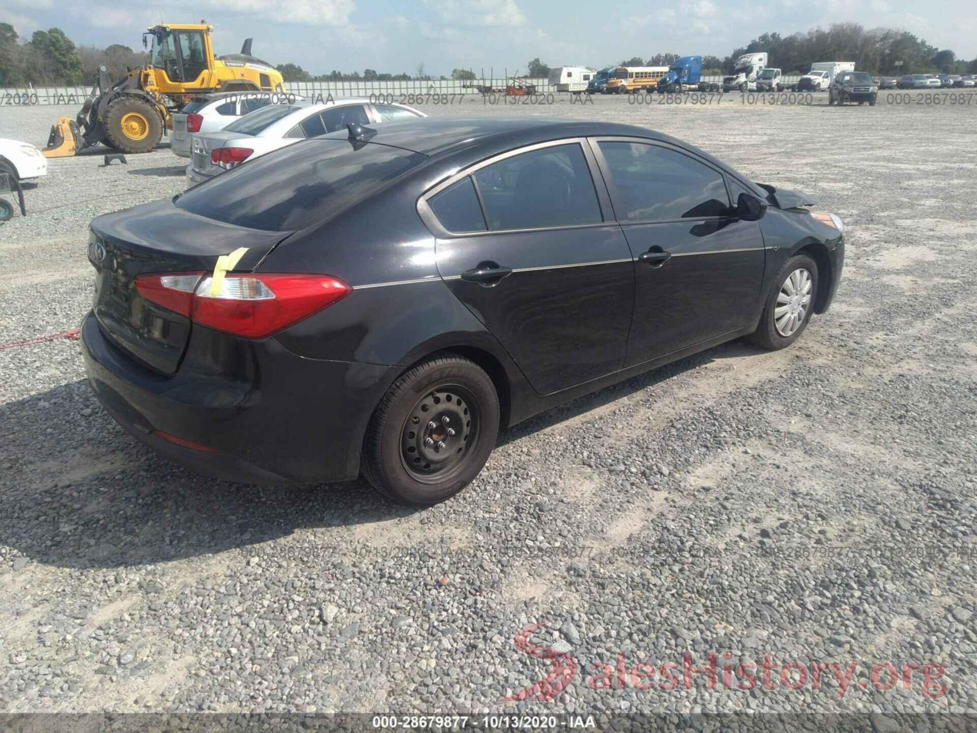 KNAFK4A60G5488049 2016 KIA FORTE