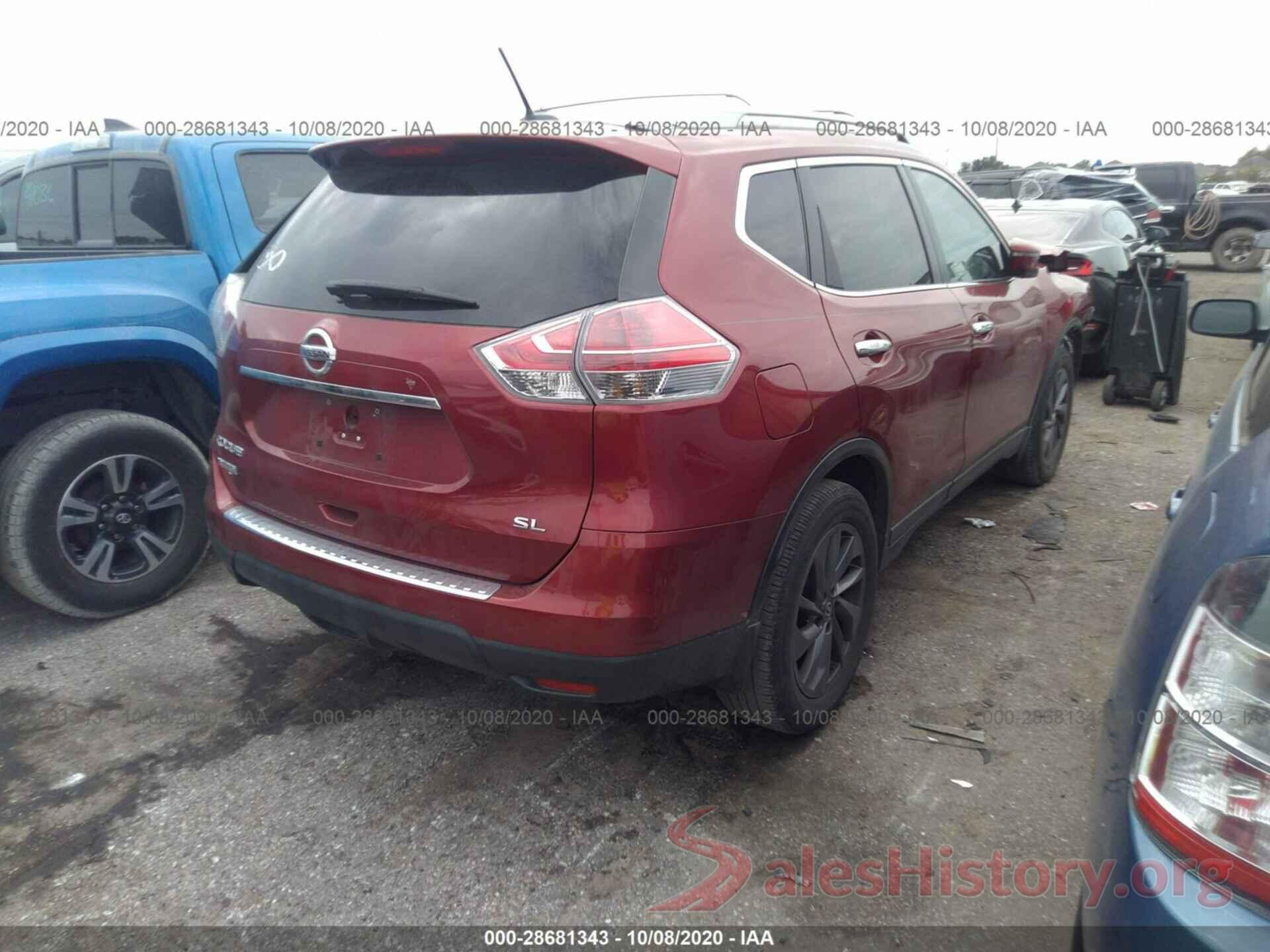 5N1AT2MT6GC858086 2016 NISSAN ROGUE