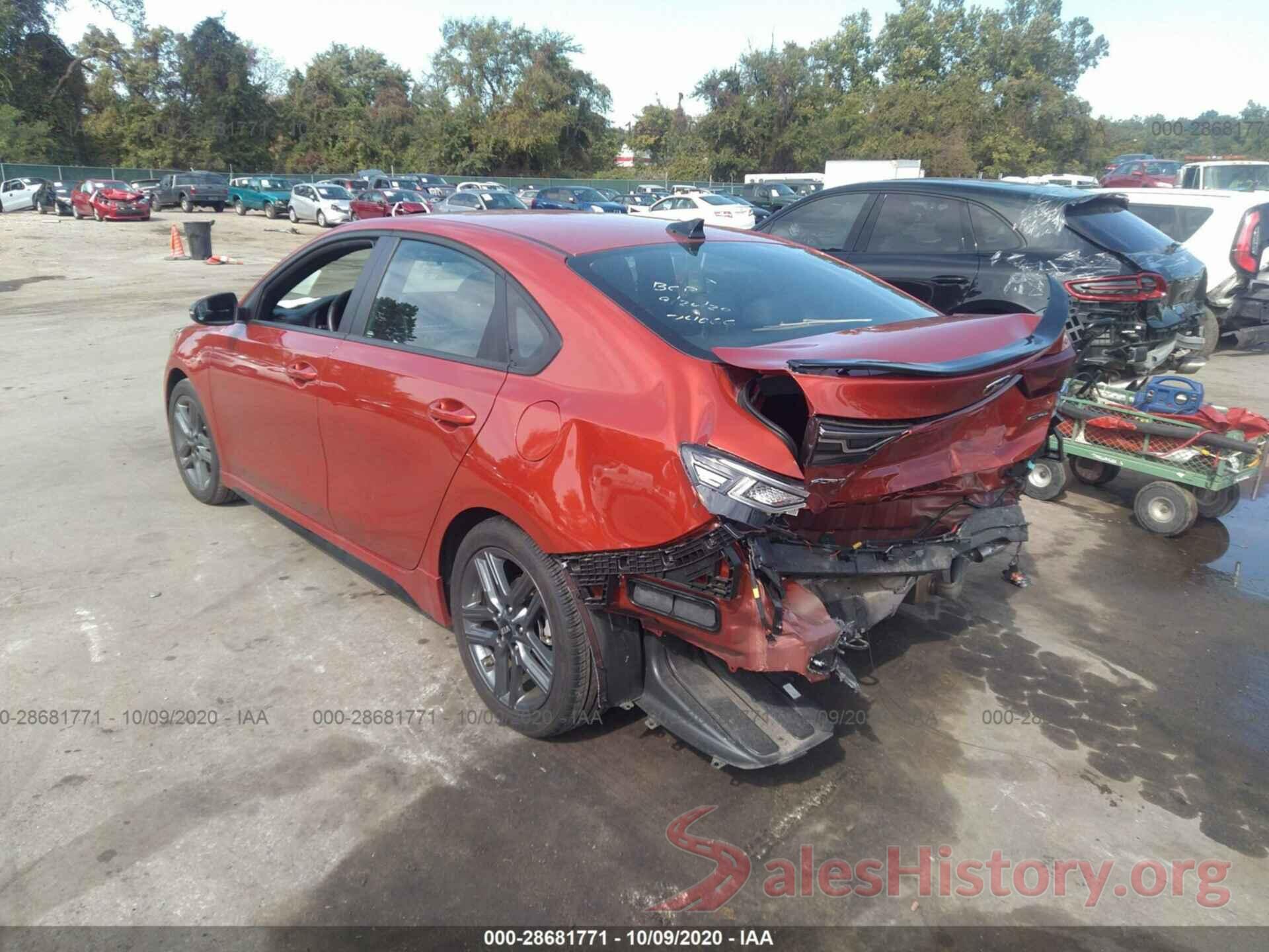 3KPF34AD5LE160588 2020 KIA FORTE