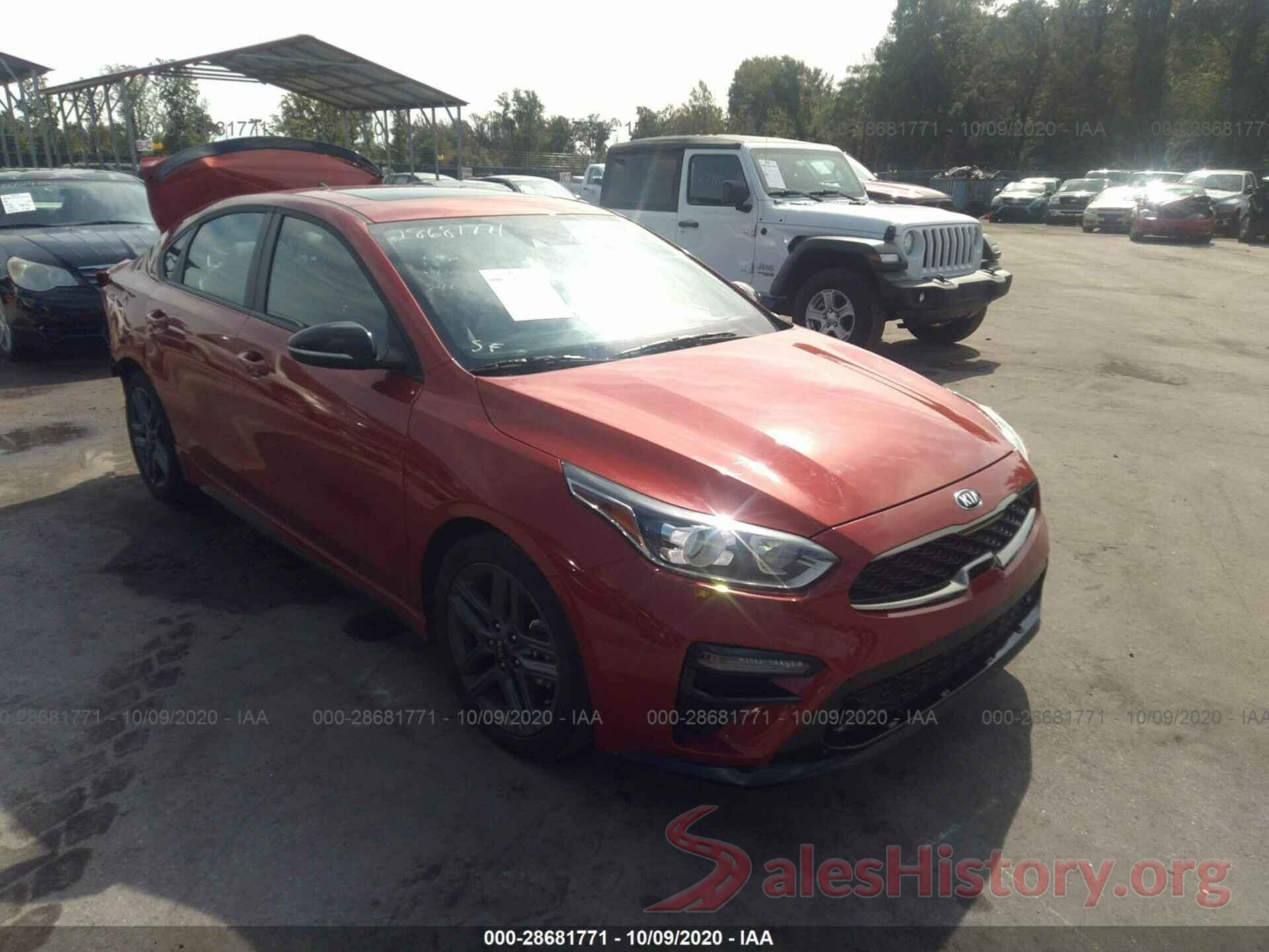 3KPF34AD5LE160588 2020 KIA FORTE