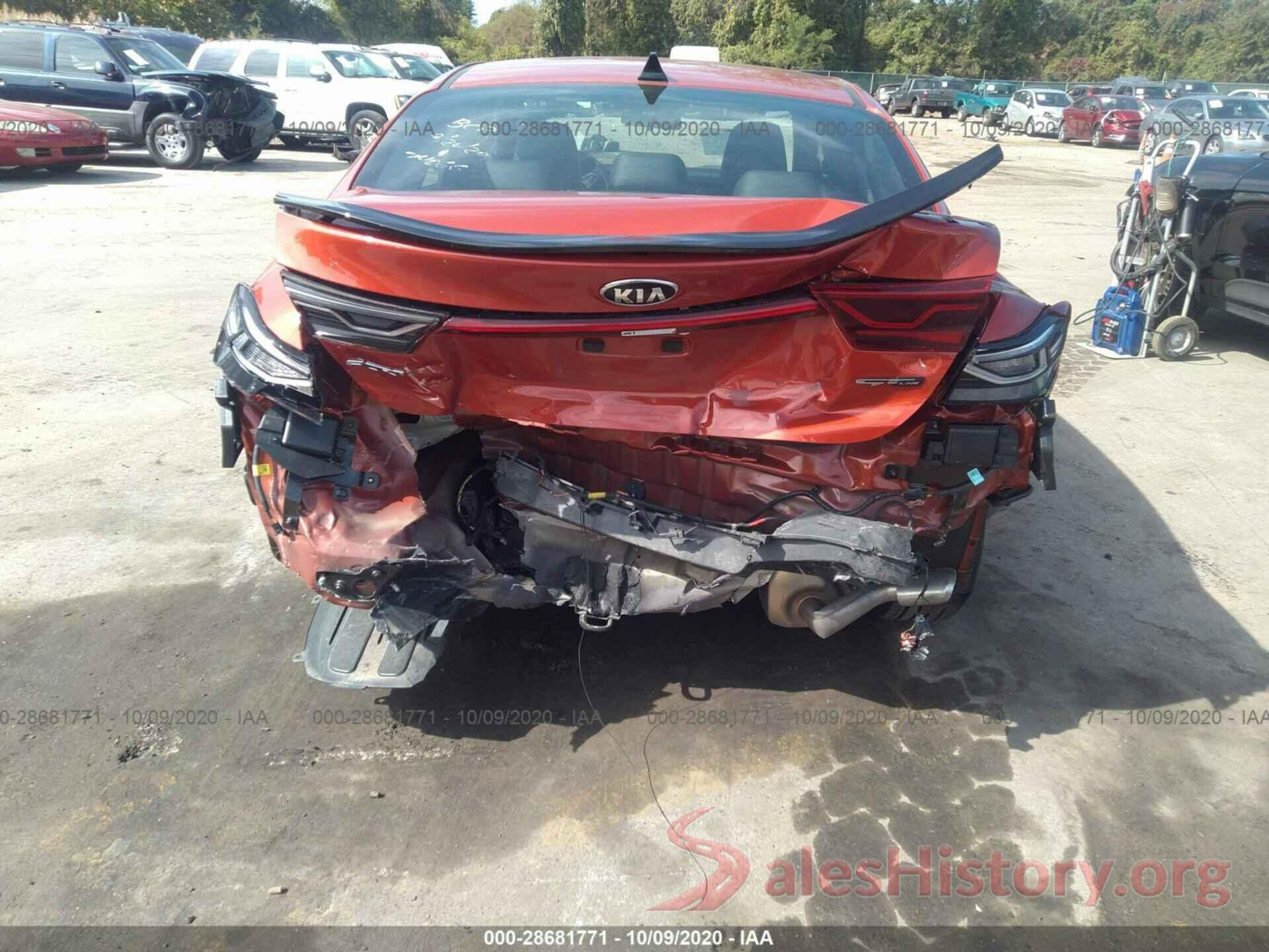 3KPF34AD5LE160588 2020 KIA FORTE