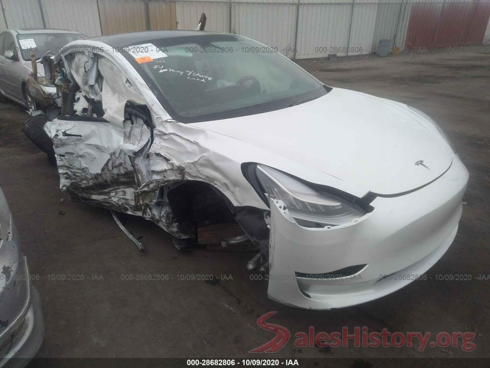 5YJ3E1EA9LF590520 2020 TESLA MODEL 3