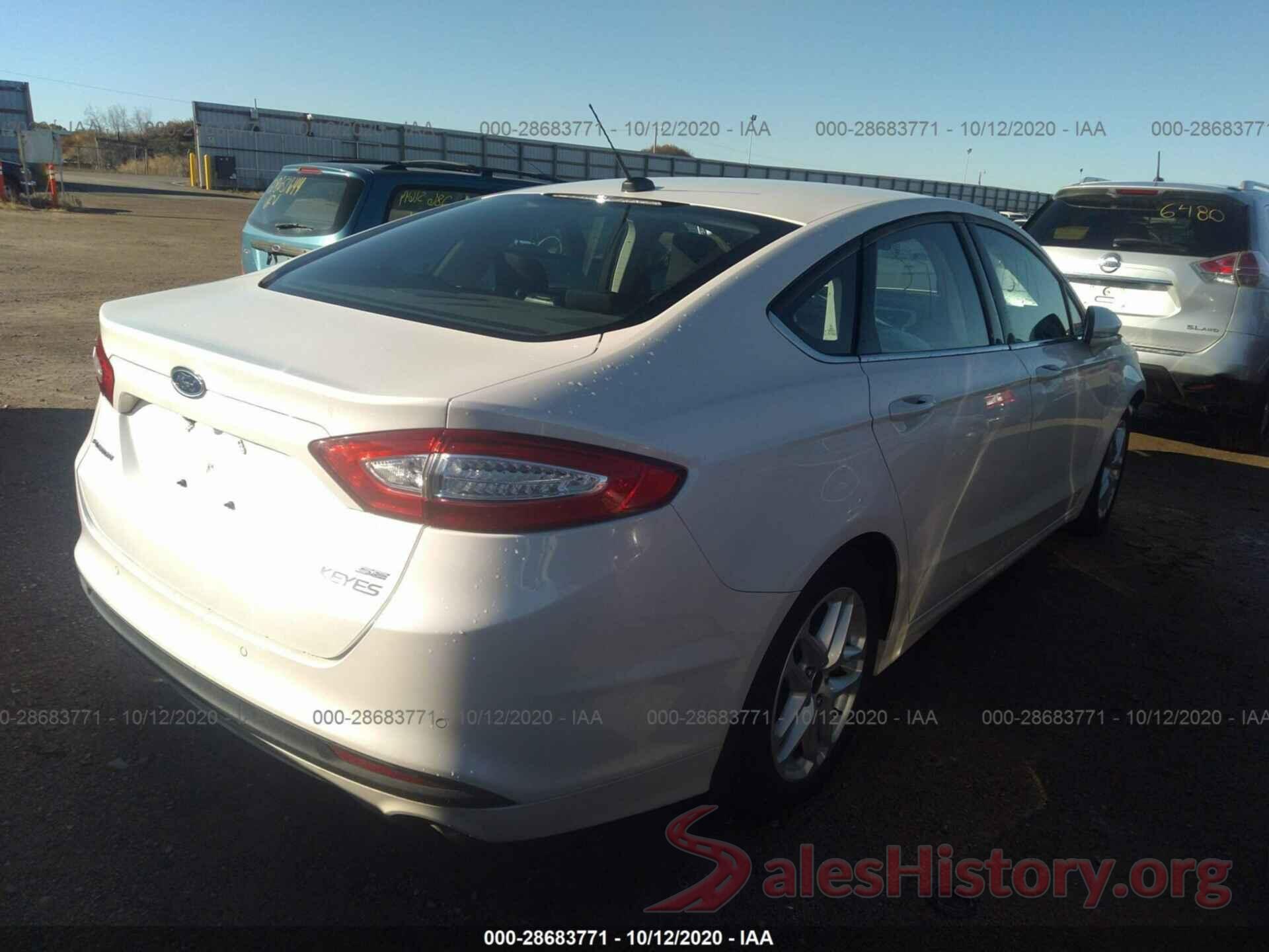 3FA6P0H7XGR212086 2016 FORD FUSION