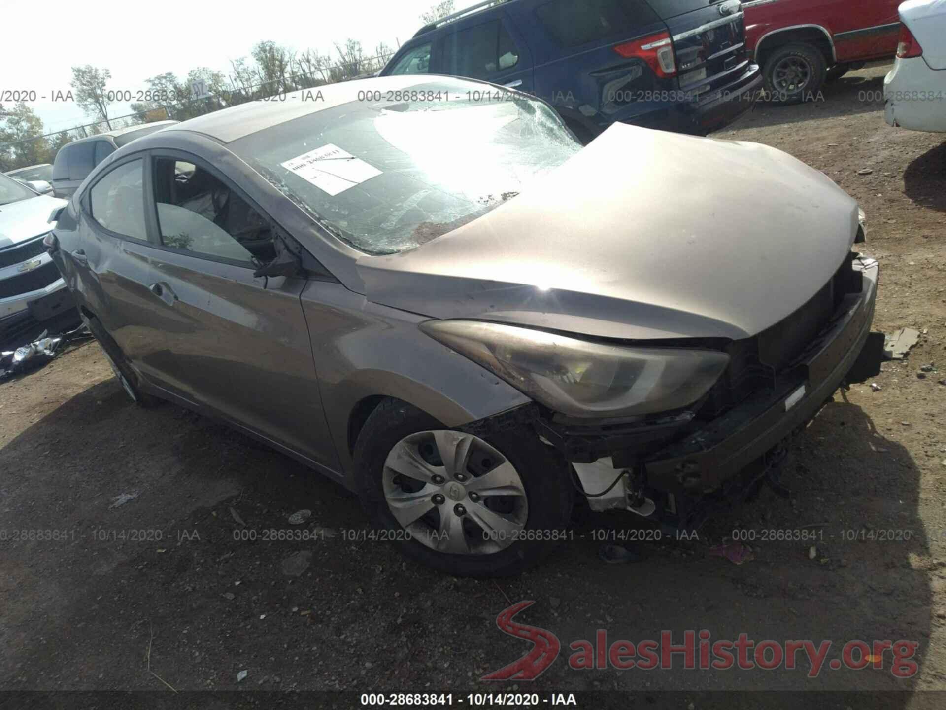 5NPDH4AE1GH677938 2016 HYUNDAI ELANTRA