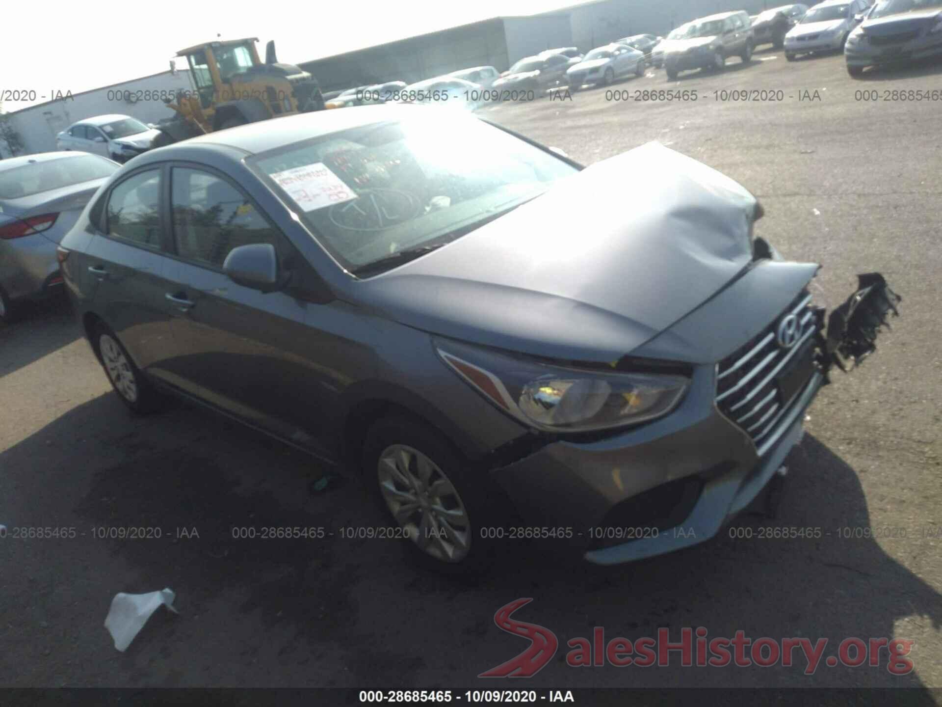 3KPC24A3XKE086726 2019 HYUNDAI ACCENT