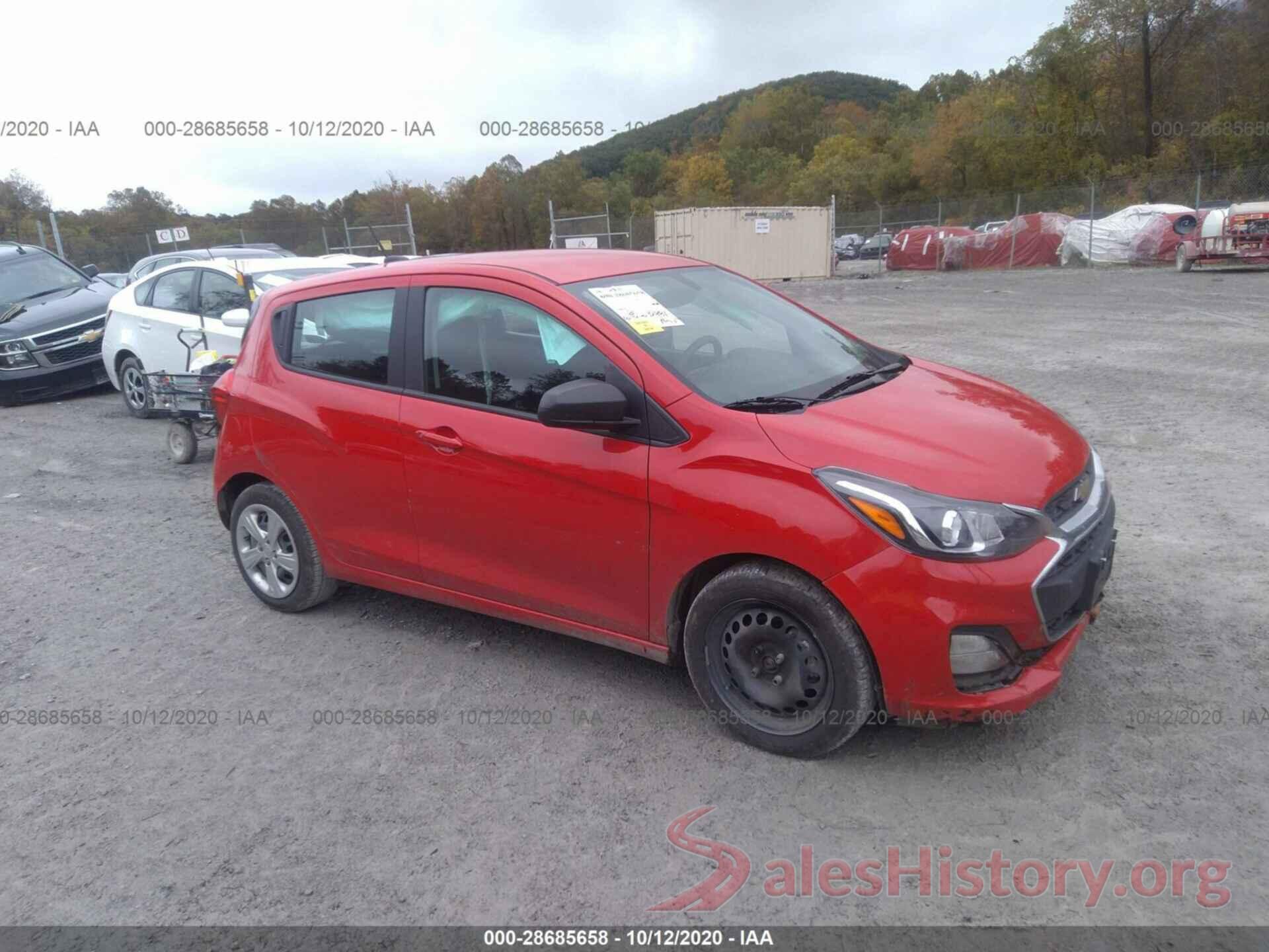 KL8CB6SA1KC818833 2019 CHEVROLET SPARK