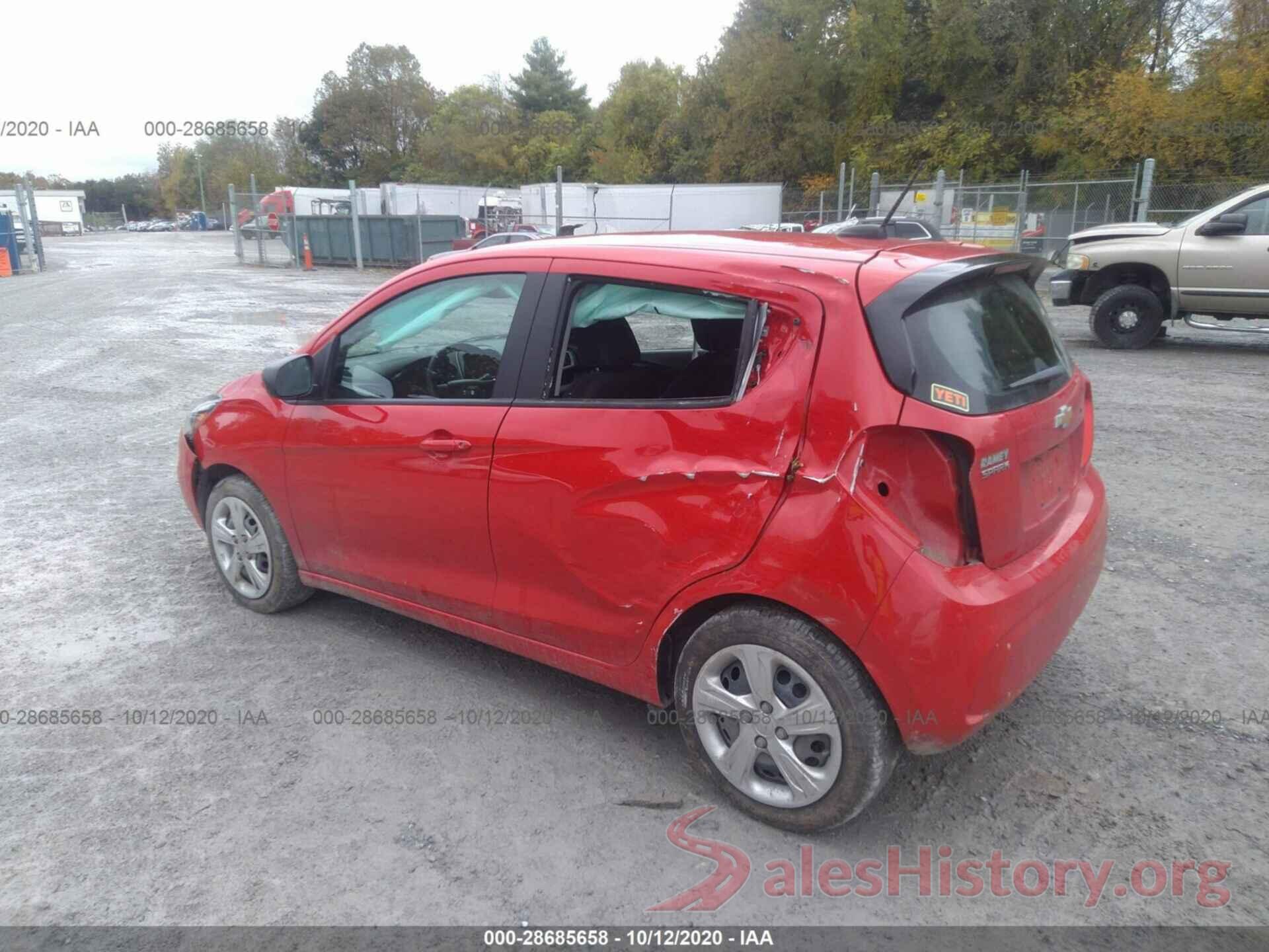 KL8CB6SA1KC818833 2019 CHEVROLET SPARK