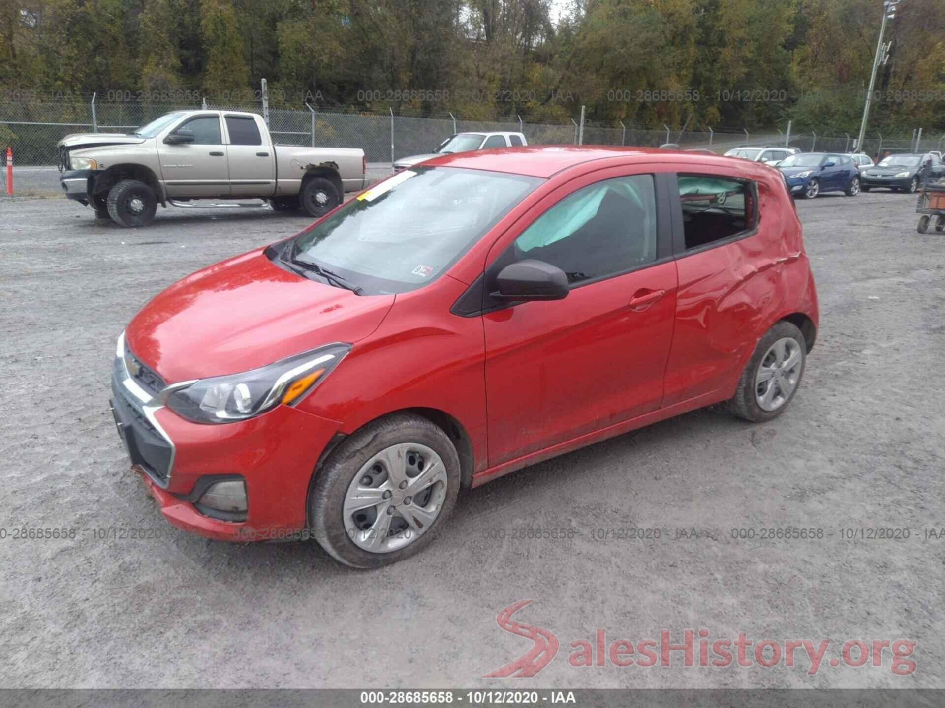 KL8CB6SA1KC818833 2019 CHEVROLET SPARK