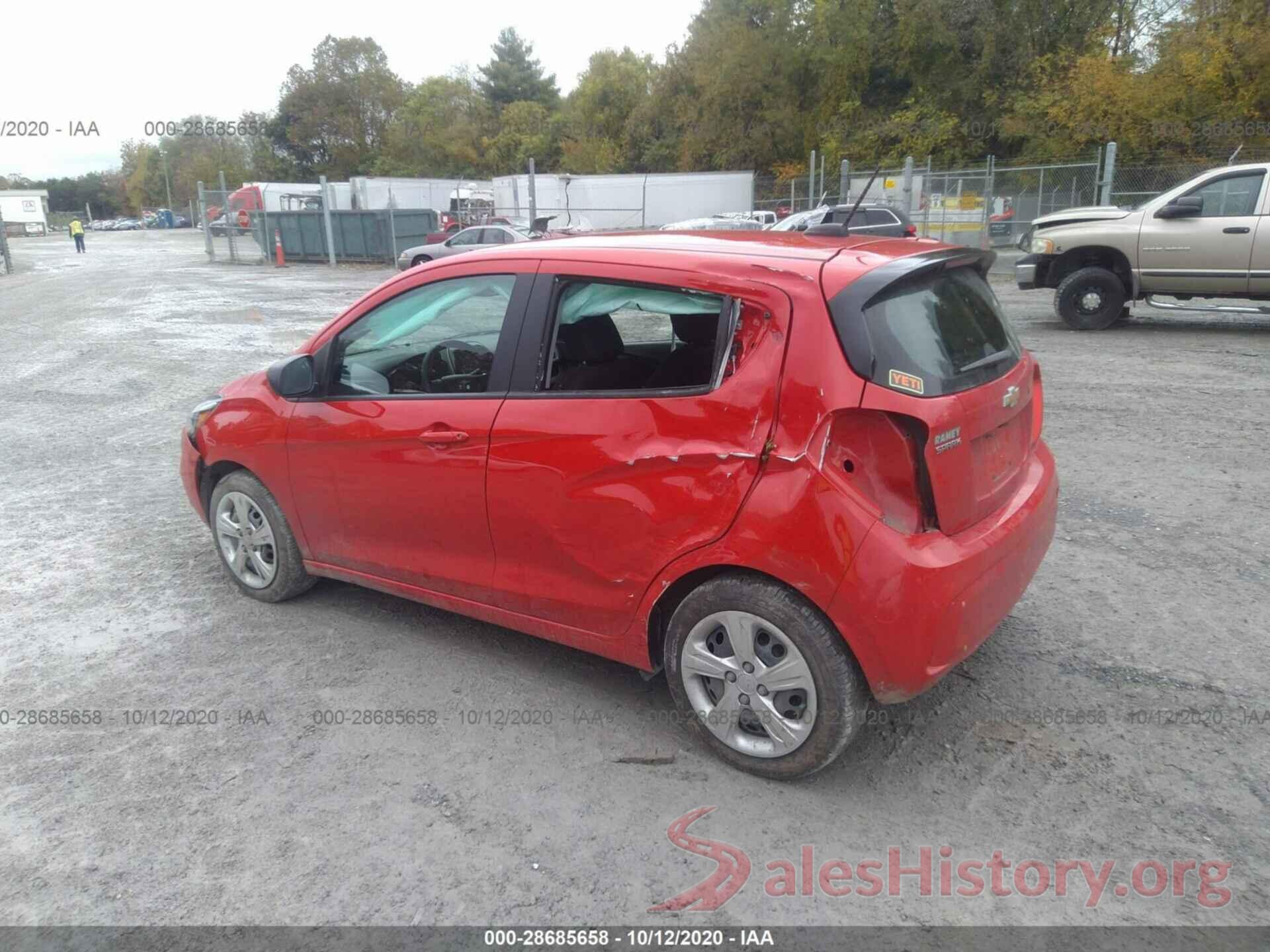 KL8CB6SA1KC818833 2019 CHEVROLET SPARK