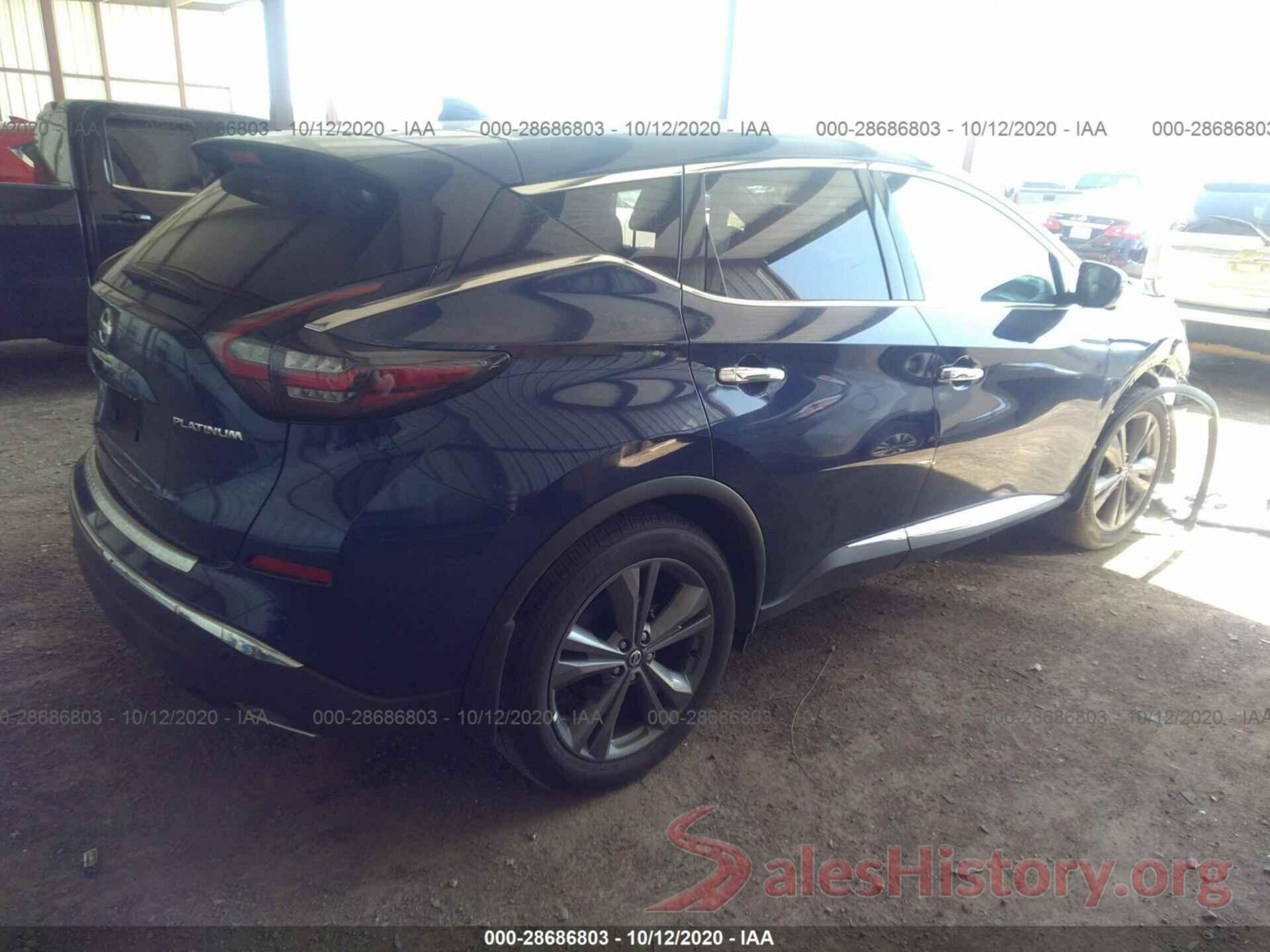 5N1AZ2DJ8LN161787 2020 NISSAN MURANO