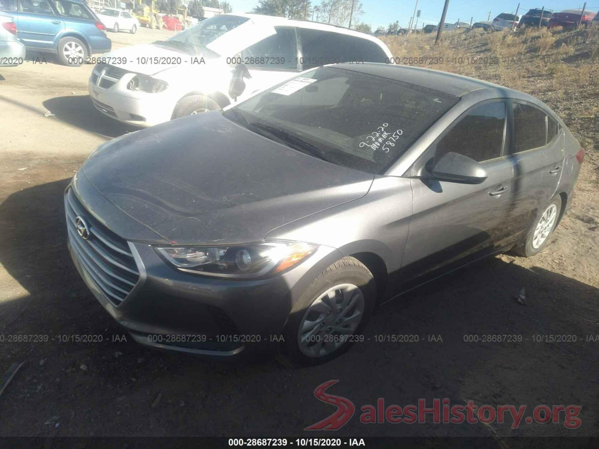 5NPD74LF9JH315744 2018 HYUNDAI ELANTRA