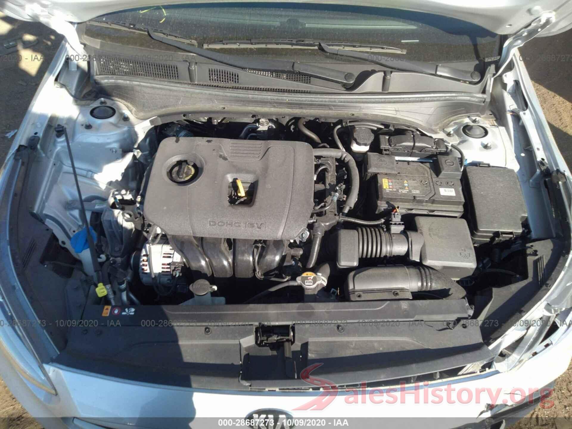 3KPF24AD9LE143411 2020 KIA FORTE