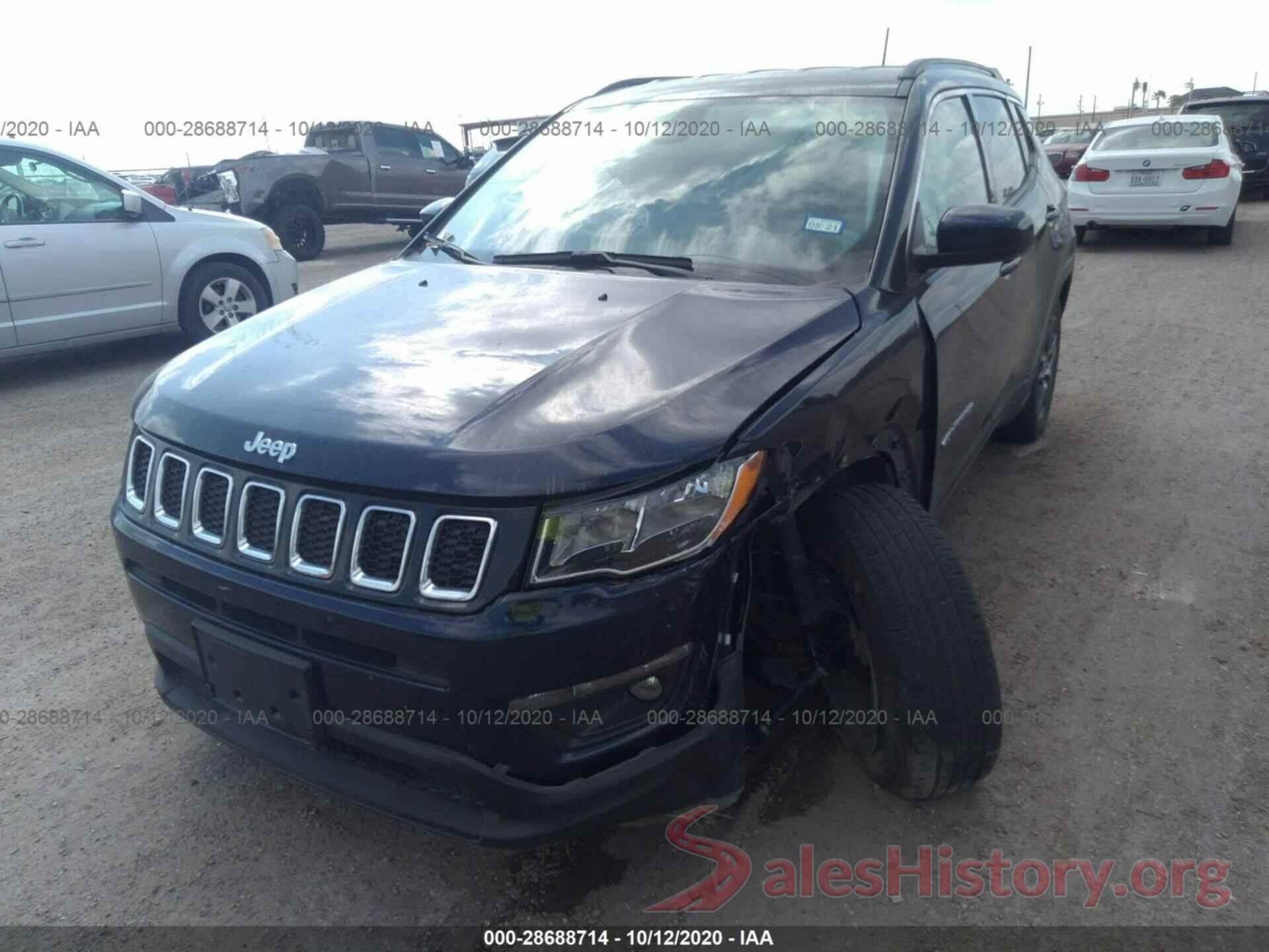 3C4NJCBB9KT637610 2019 JEEP COMPASS