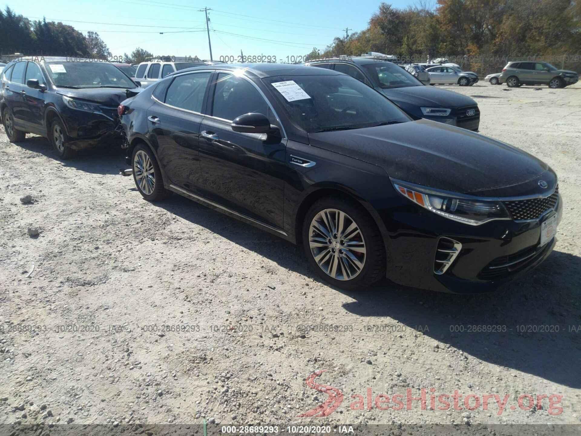 5XXGV4L20GG110057 2016 KIA OPTIMA