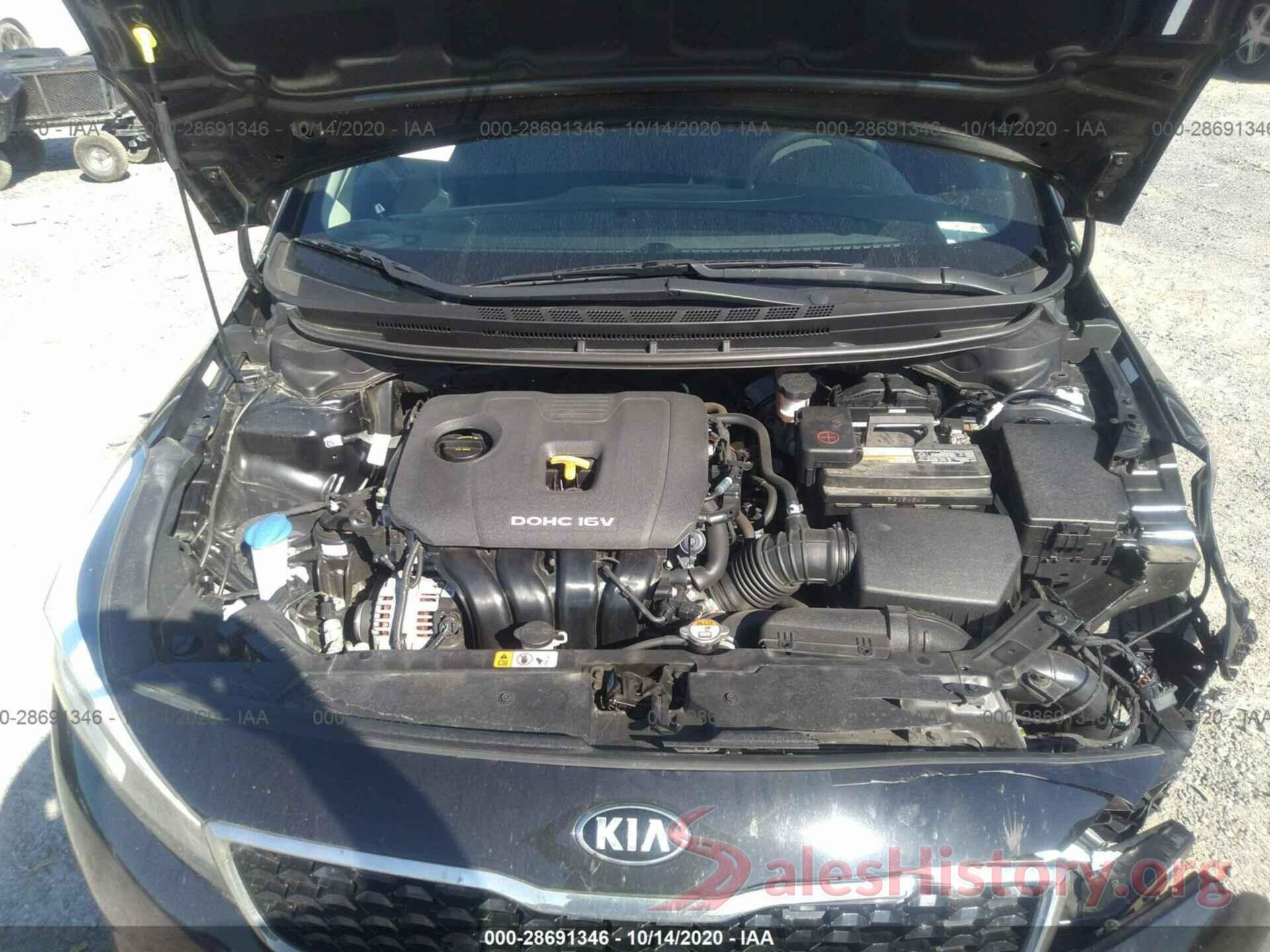 3KPFK4A70JE229570 2018 KIA FORTE