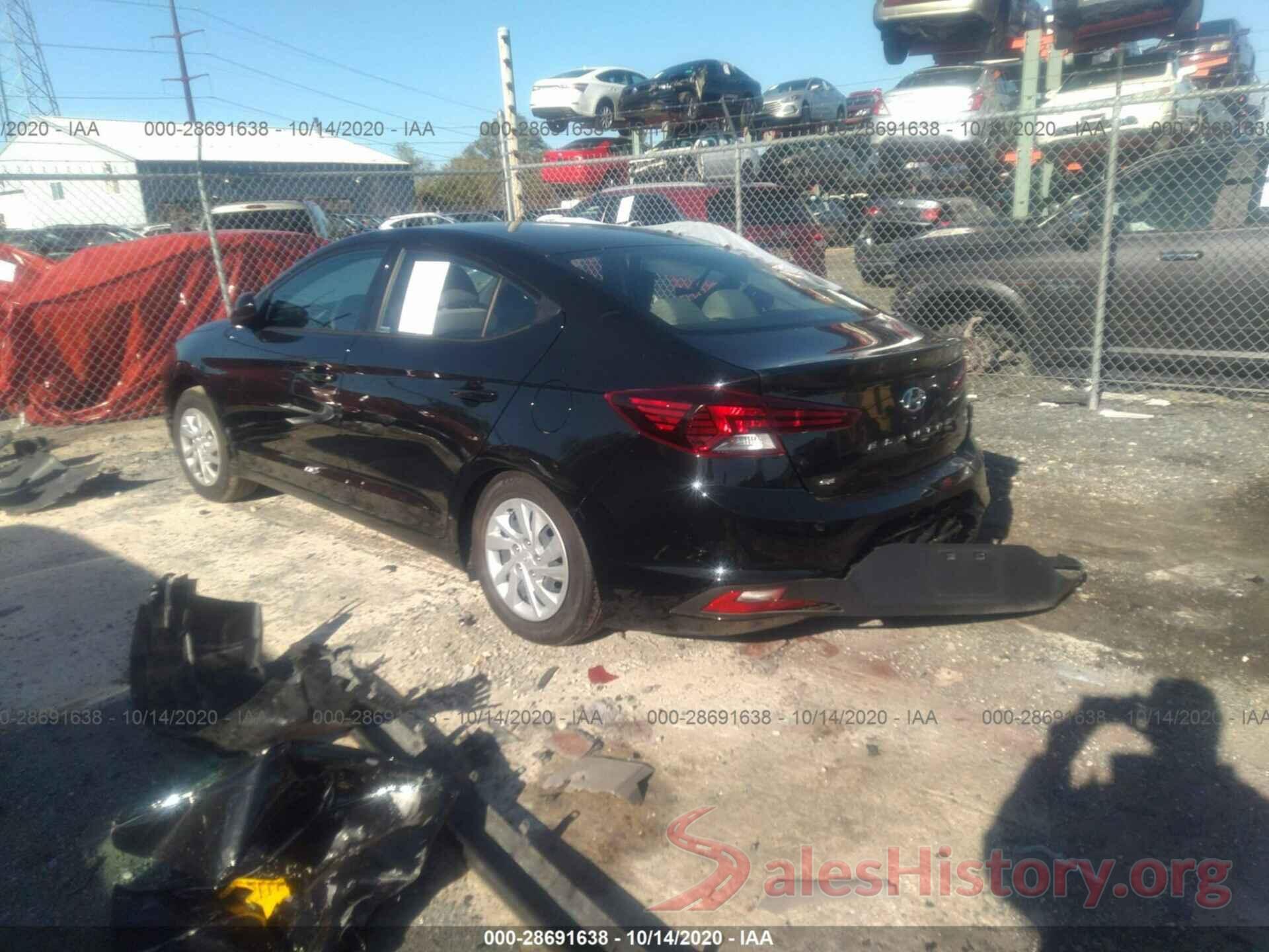 5NPD74LFXLH599808 2020 HYUNDAI ELANTRA