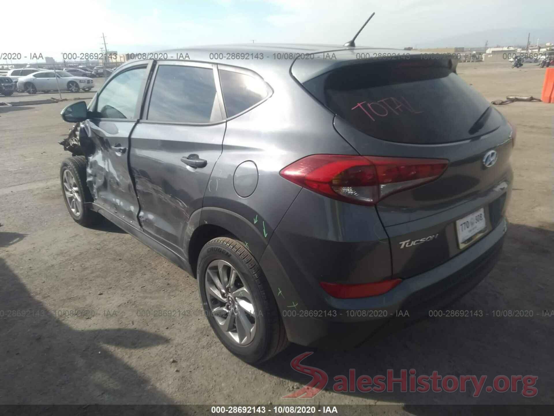 KM8J23A46JU610296 2018 HYUNDAI TUCSON