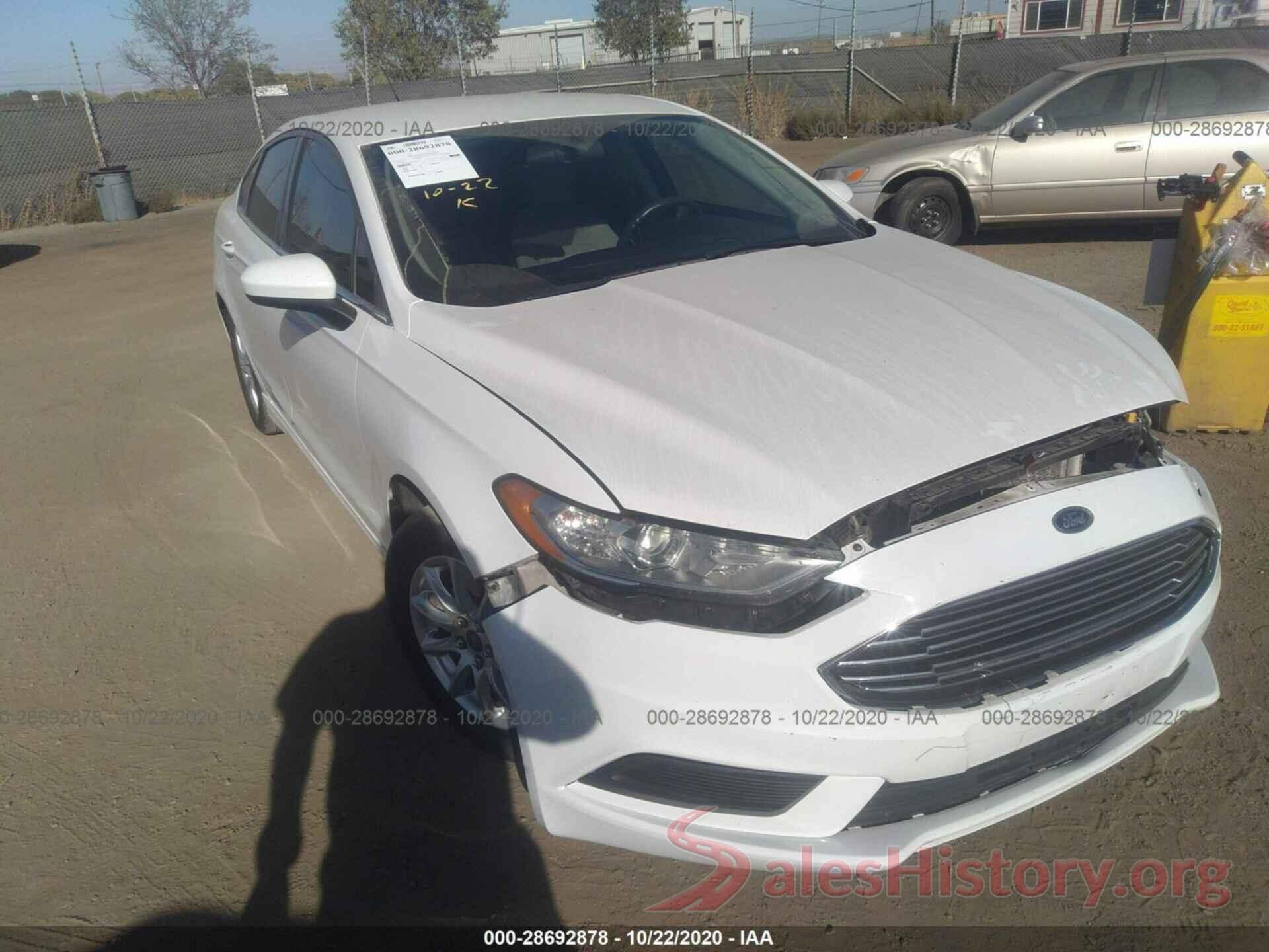 3FA6P0G70HR190313 2017 FORD FUSION