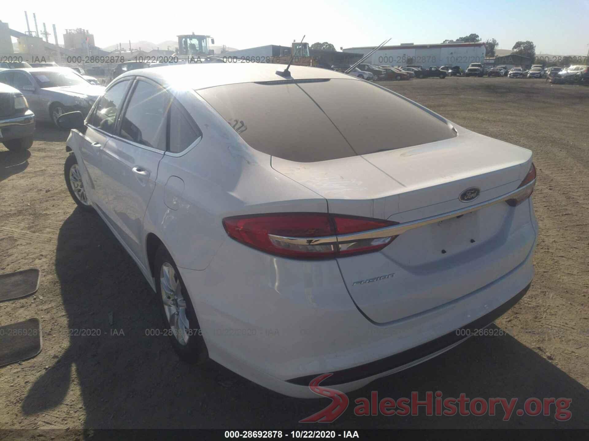 3FA6P0G70HR190313 2017 FORD FUSION